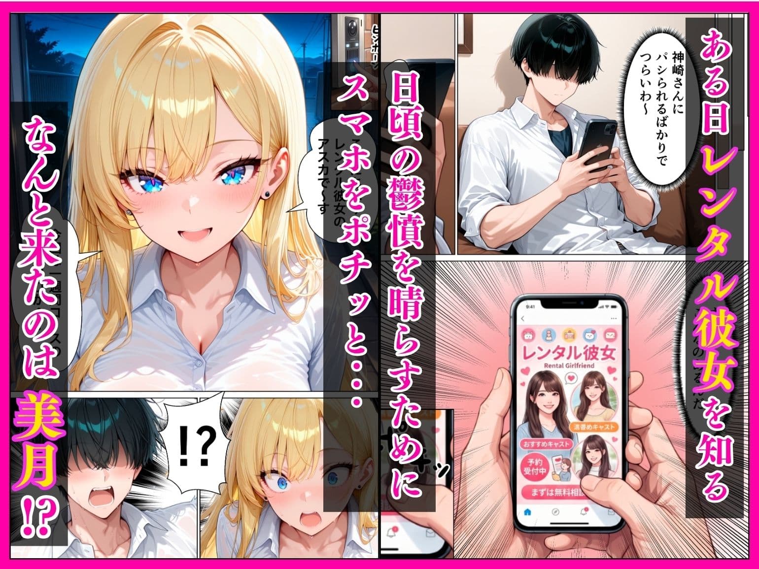 レンタル彼女を呼んだらクラスの一軍ギャルが来た話 サンプル3