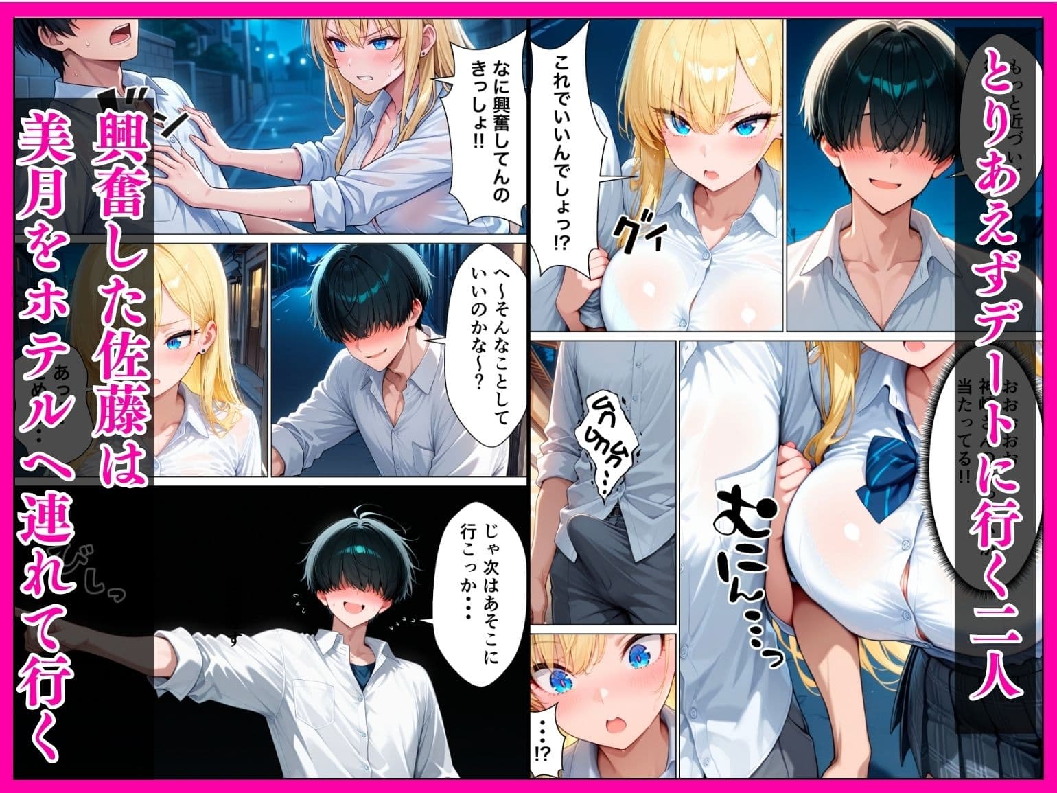 レンタル彼女を呼んだらクラスの一軍ギャルが来た話 サンプル4