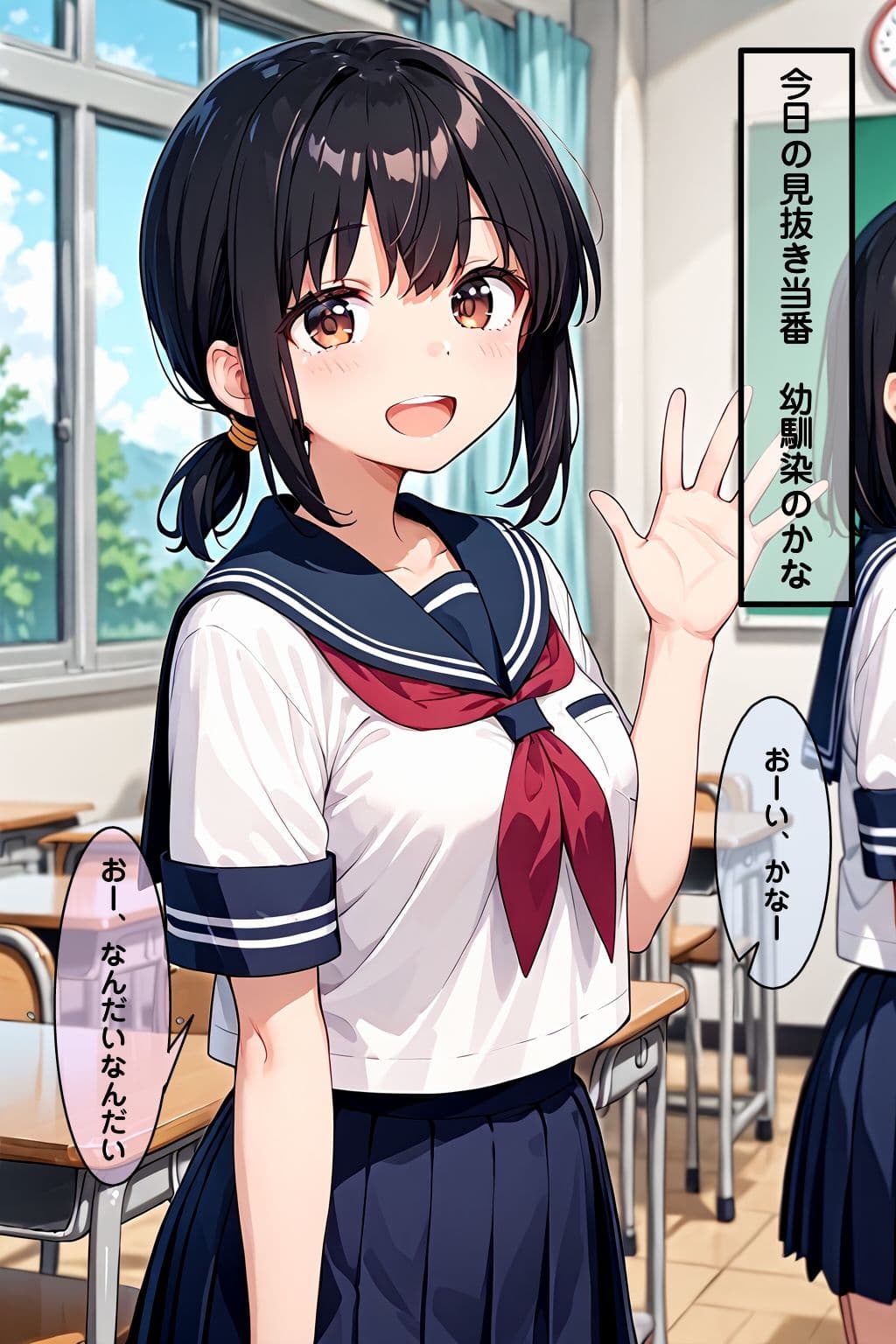 学校で見抜き制度が導入されたので幼馴染で見抜きしたお話 サンプル1