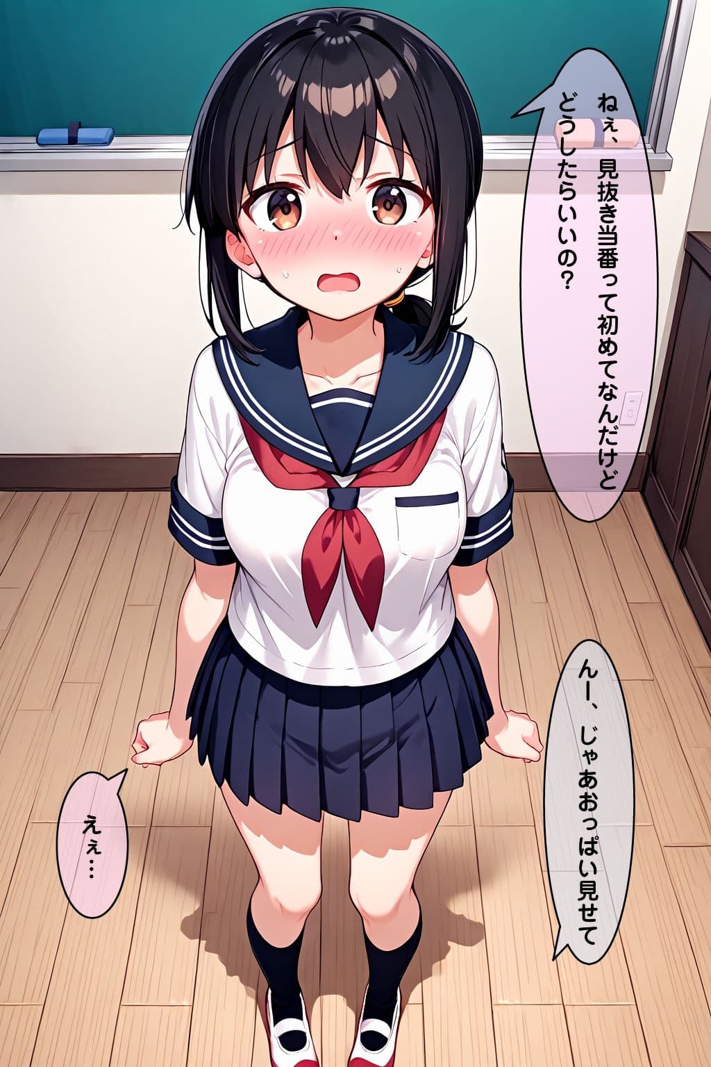 学校で見抜き制度が導入されたので幼馴染で見抜きしたお話 サンプル3