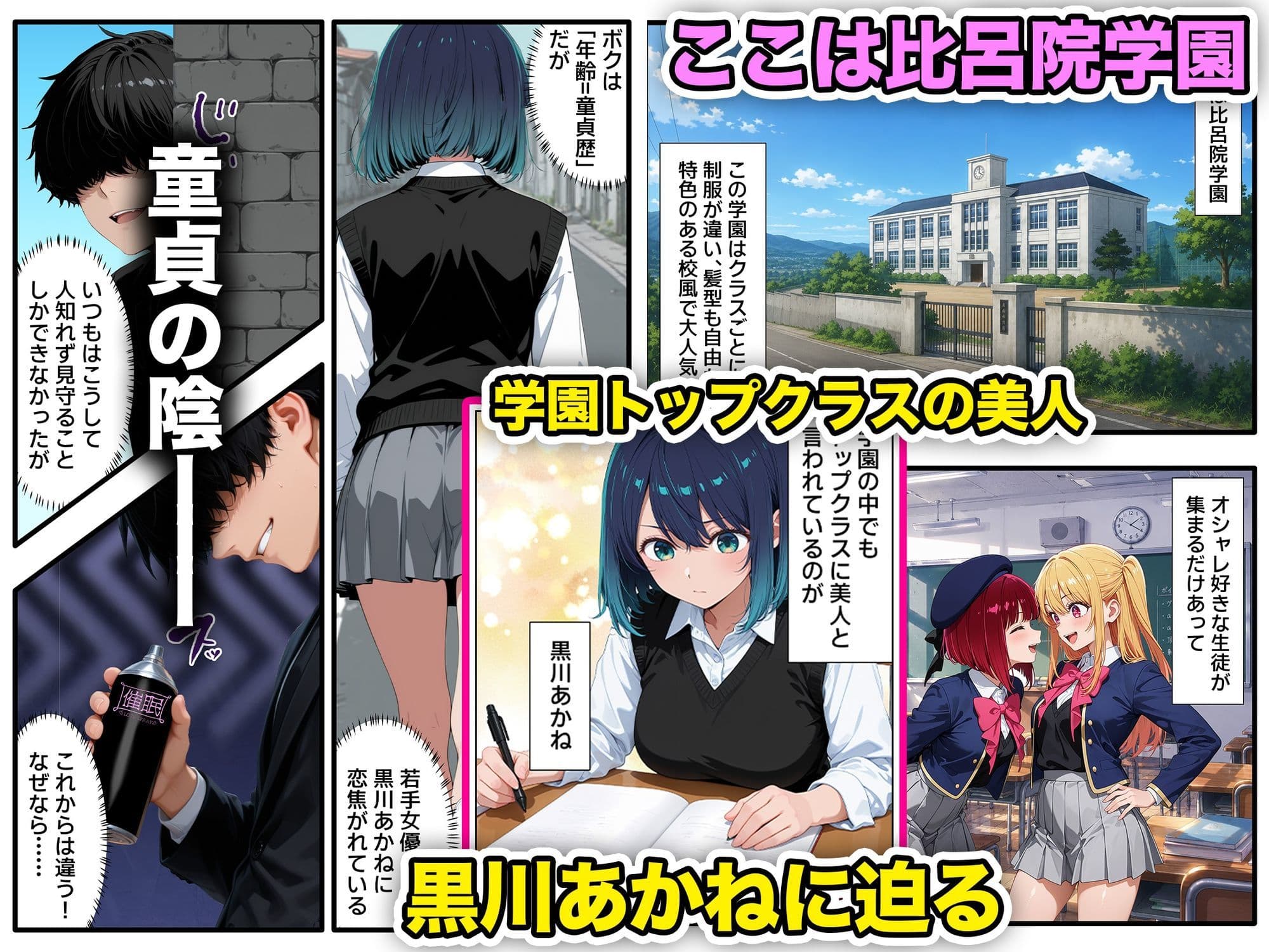 催●スプレーで堕とした彼氏持ちの天才女優が、催●解けても自分からアナル拡げるメスになった件 サンプル1