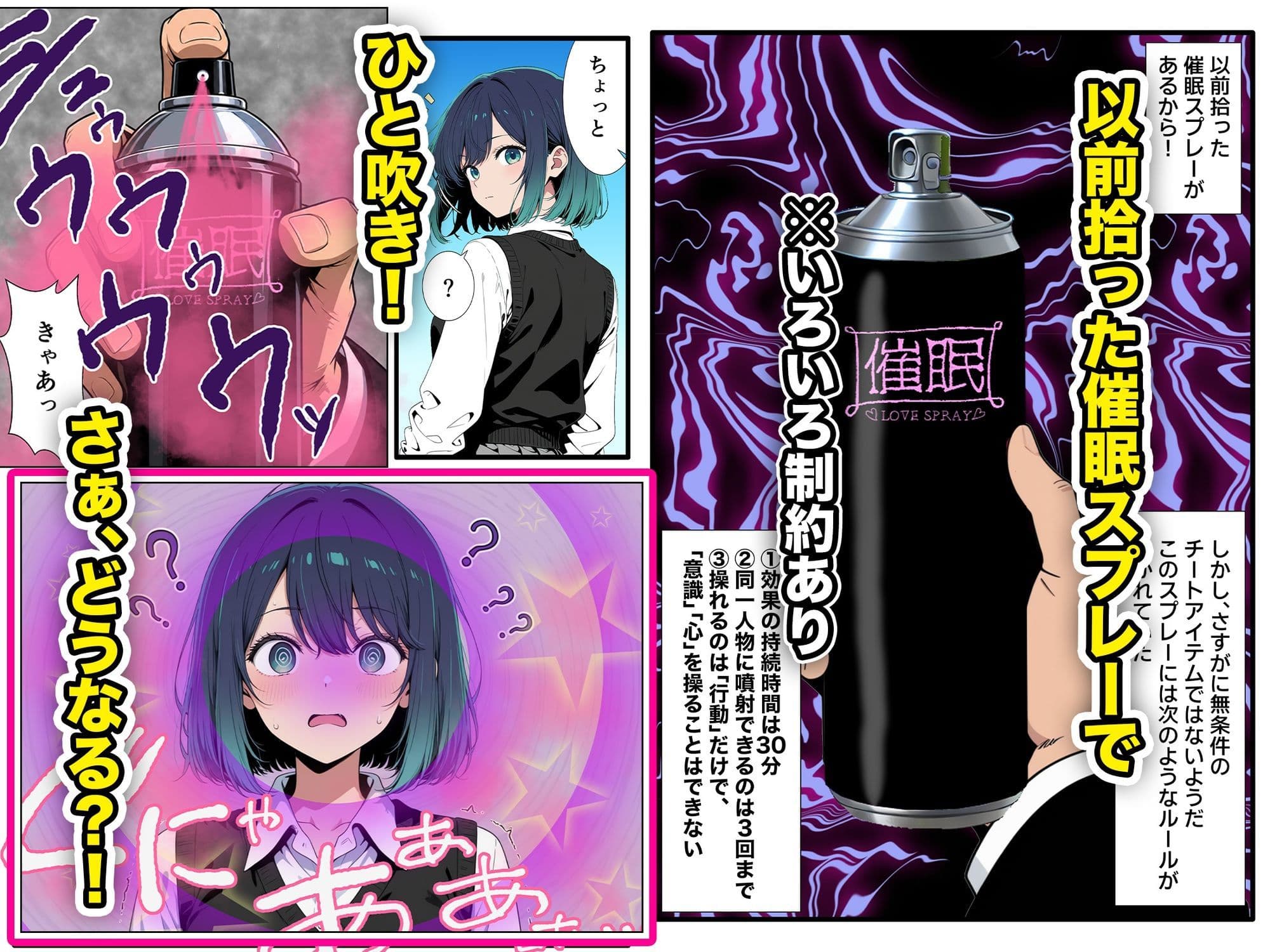 催●スプレーで堕とした彼氏持ちの天才女優が、催●解けても自分からアナル拡げるメスになった件 サンプル2