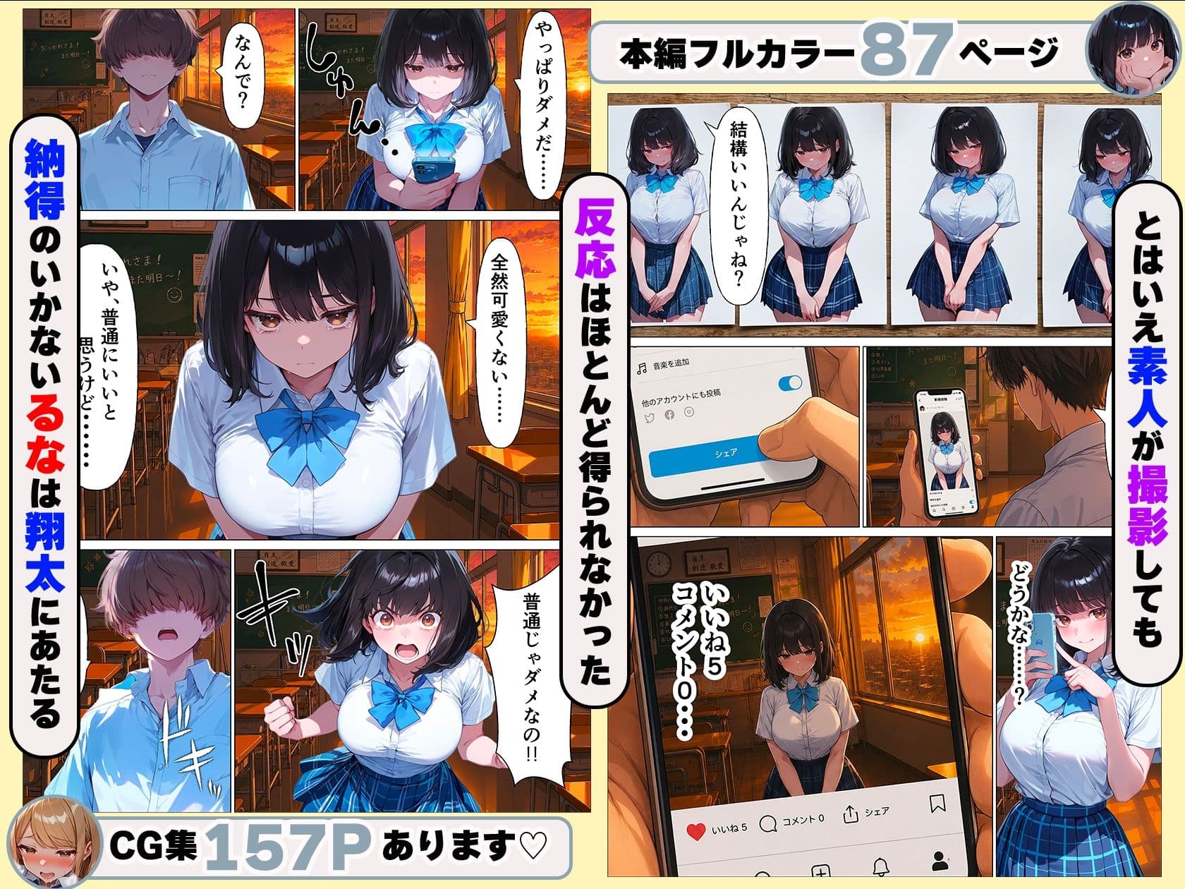 元地味だった幼馴染ギャルが人気インフルエンサーになっても俺とイチャラブセックスする話 サンプル4