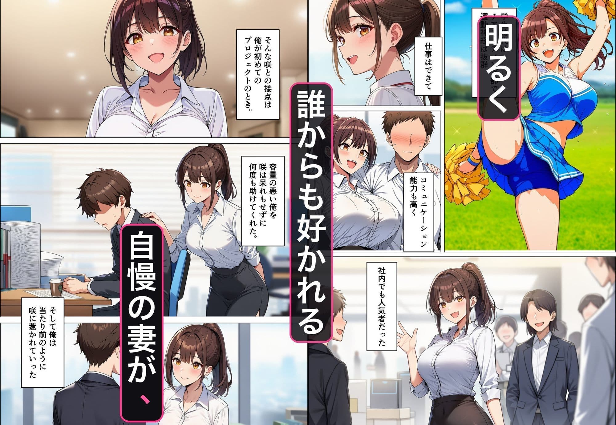 トラレヅマ 〜狙われた育休明けの陽キャ妻〜 サンプル1