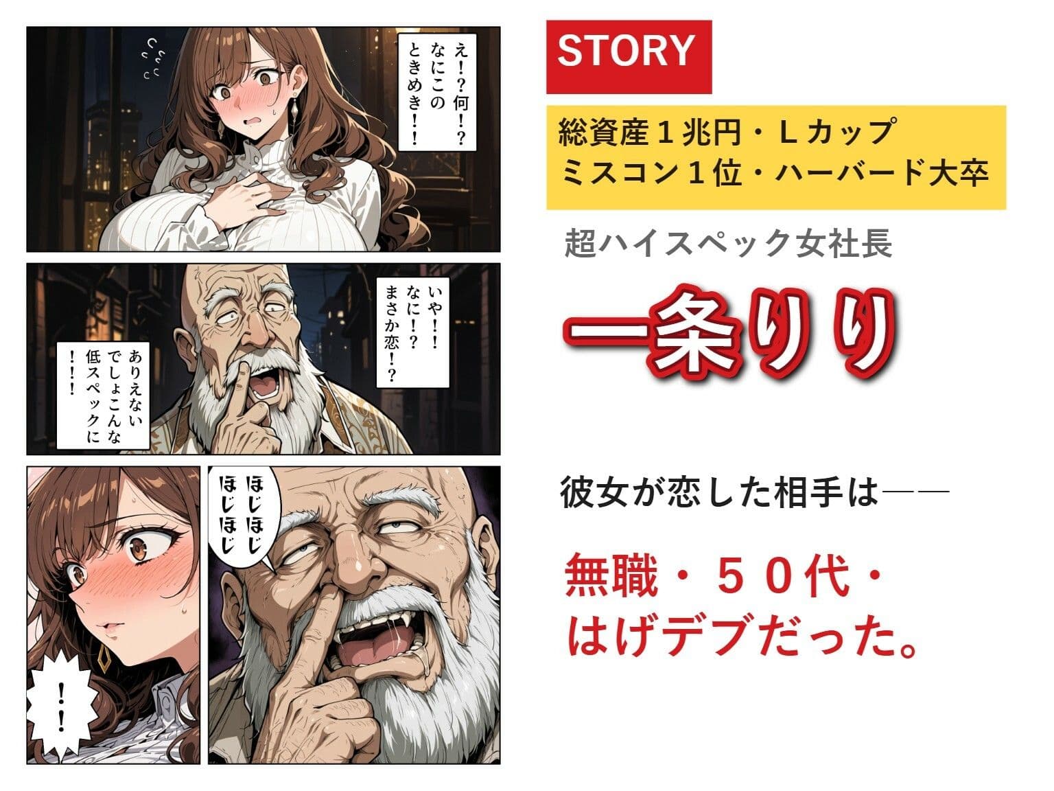 一兆円のメス〜Lカップの女社長との結婚から、全世界のメスを肉便器にするまで〜 サンプル2