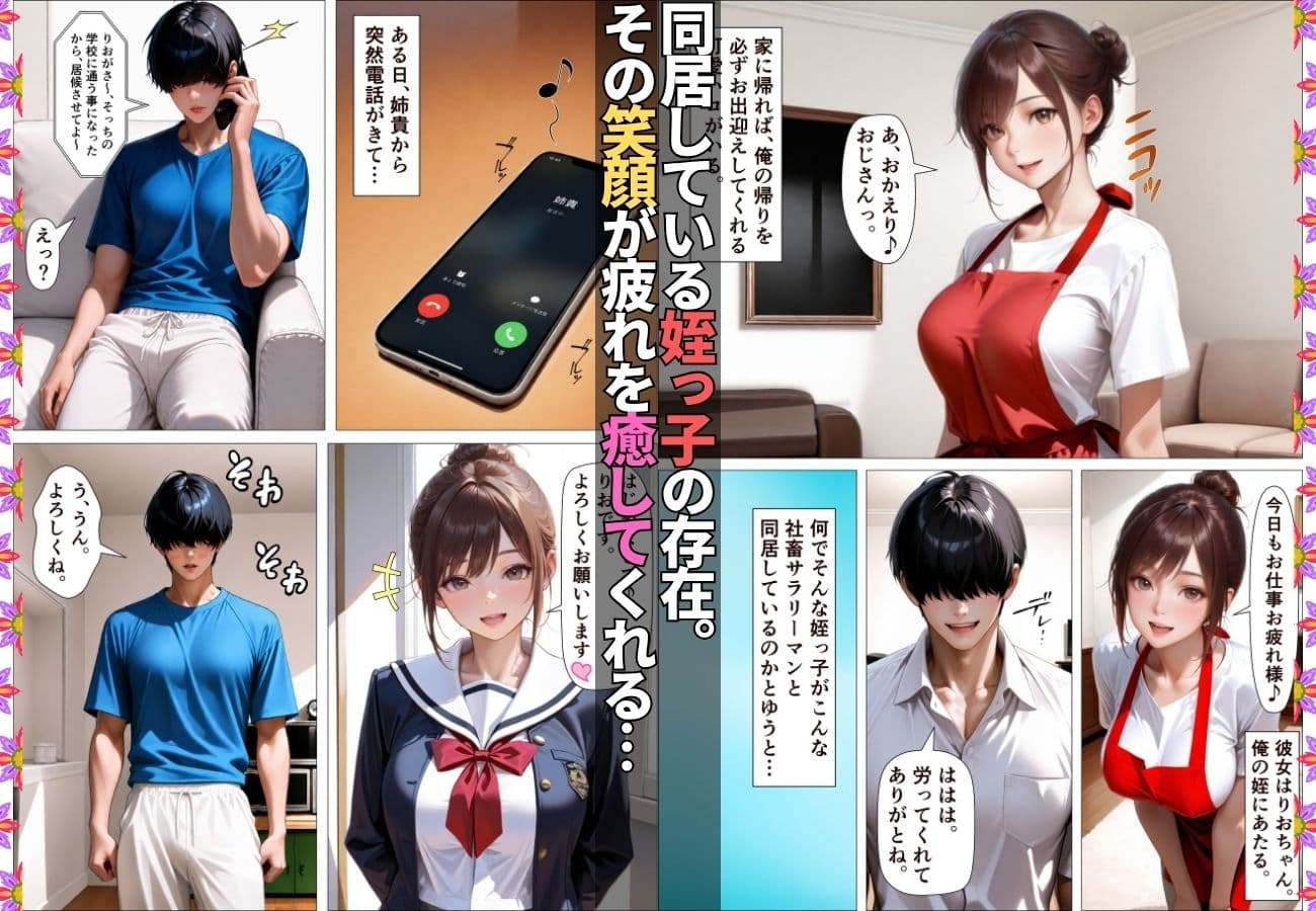 同居の姪っ子に発情したらいちゃラブSEXで性処理させてくれた【漫画】【女子校生】【リフレ】【爆乳】【156p】 サンプル2