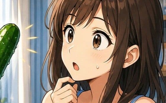 はじめてのキュウリ
