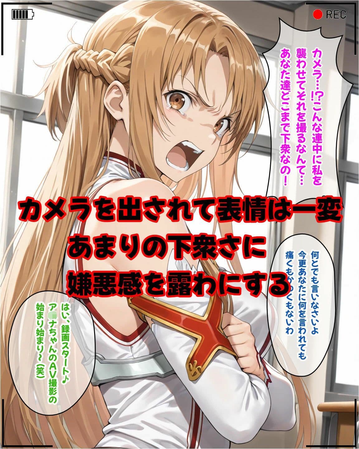 ア〇ナがカメラの前で寝取られSEX「絶対にキ〇ト君には見せないで！」 サンプル5