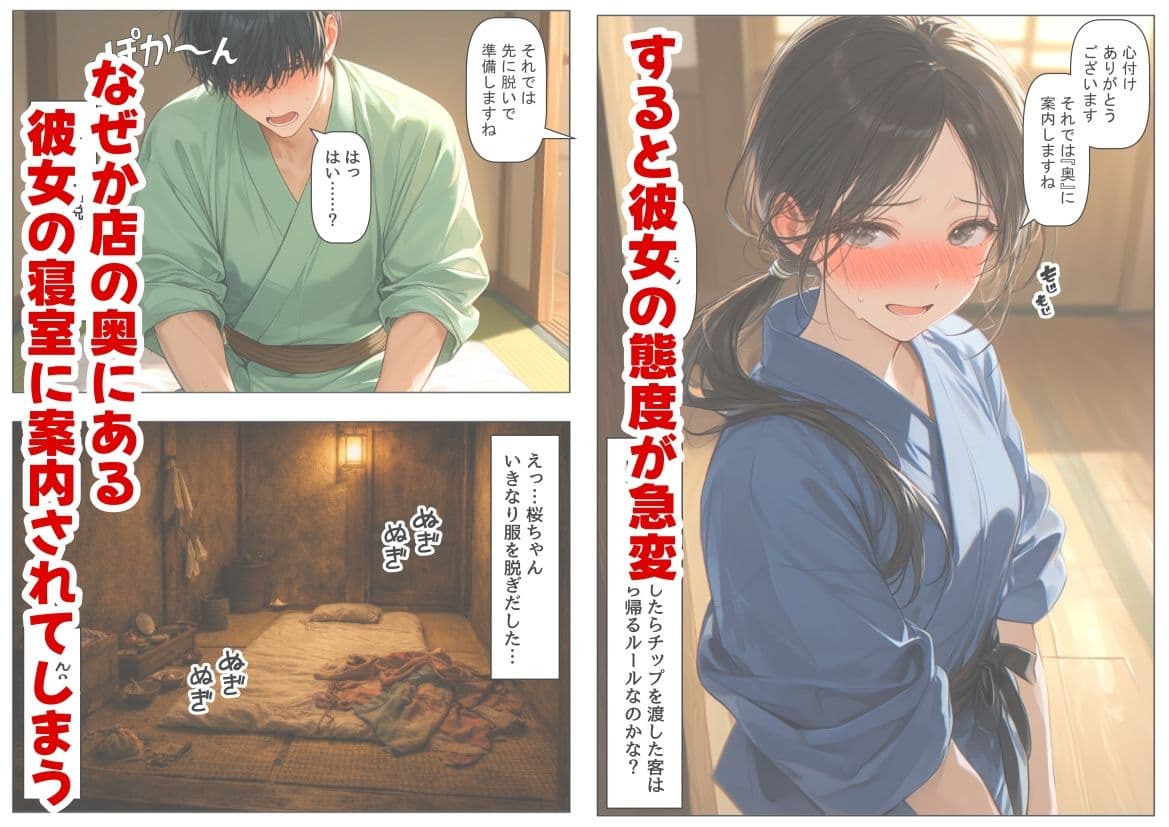 戦国時代に俺が転移したら、飯屋がエロすぎた実話 サンプル4