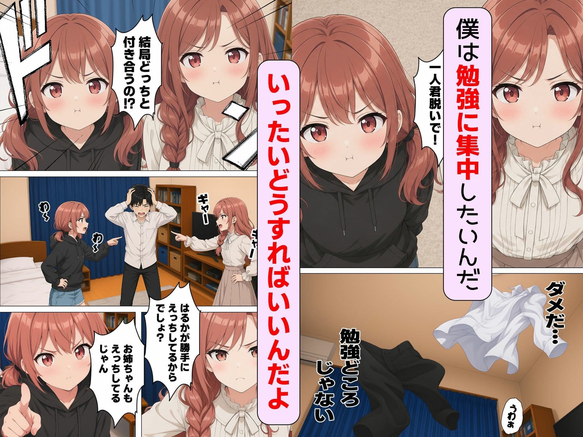 【漫画】なんで僕の隣の部屋にバイト先の双子姉妹が引っ越してくるんだよ サンプル5