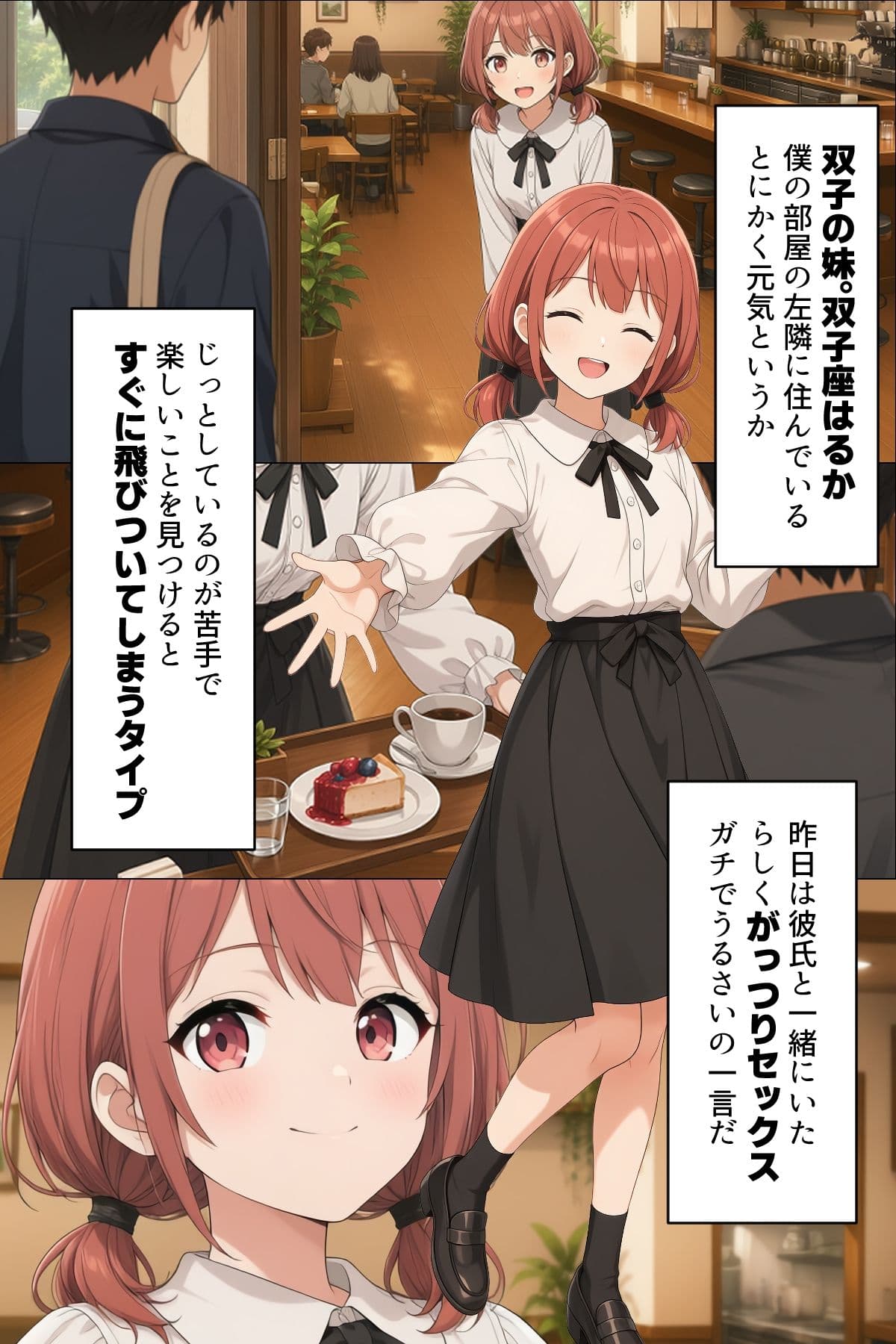 【漫画】なんで僕の隣の部屋にバイト先の双子姉妹が引っ越してくるんだよ サンプル6