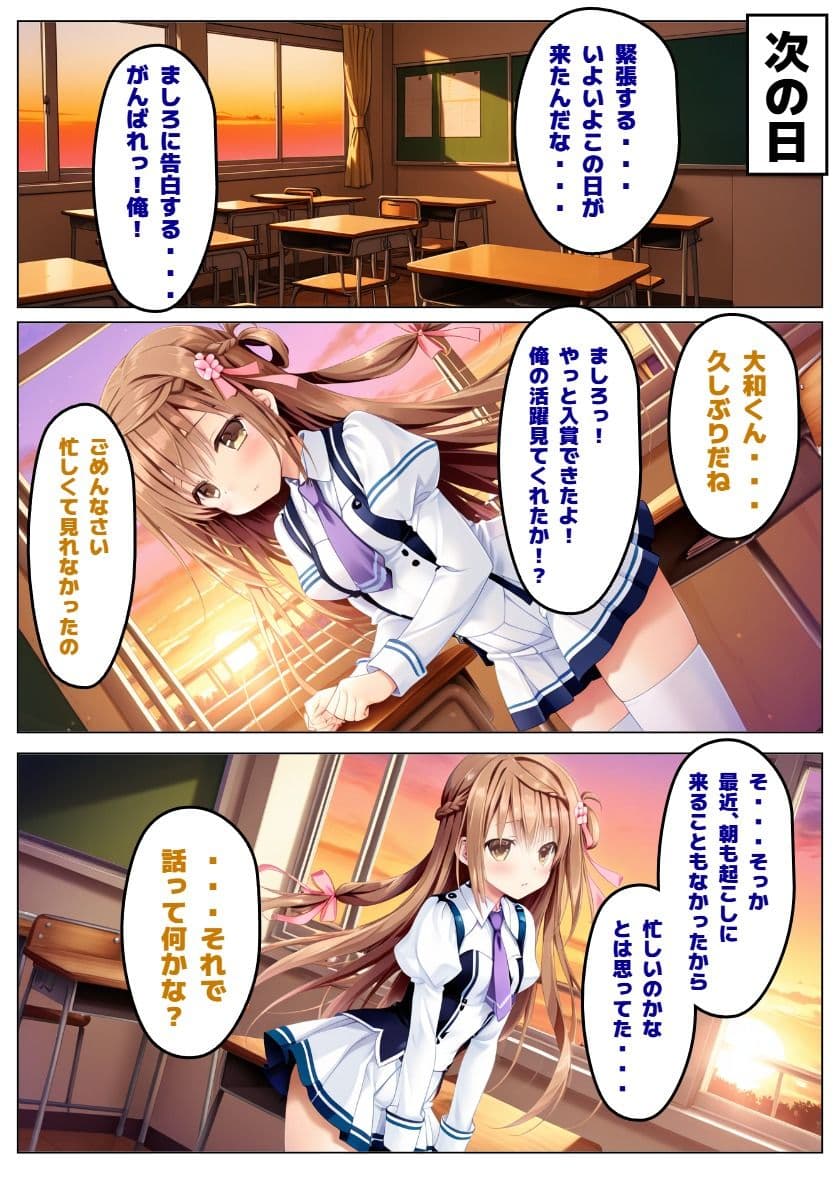 【彼女と俺の恋〇日常】ましろ色の恋は黒ずんで サンプル7