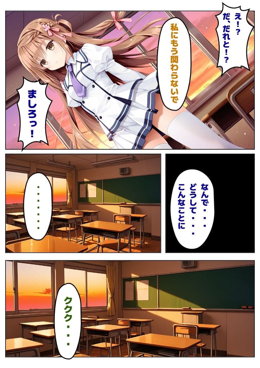 【彼女と俺の恋〇日常】ましろ色の恋は黒ずんで サンプル9