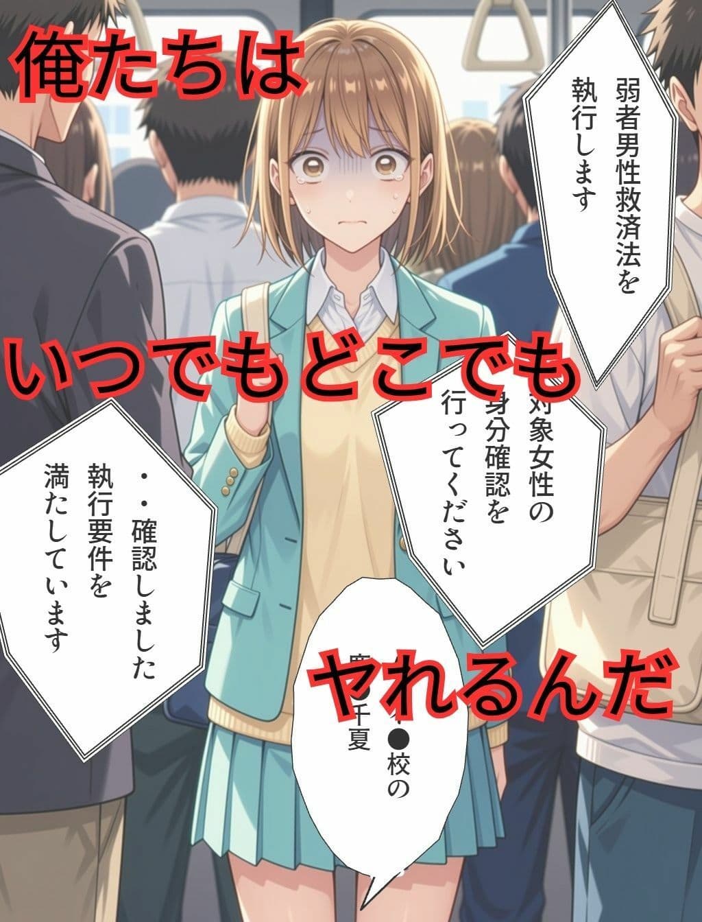 弱者男性救済法（鹿●千夏編） サンプル4