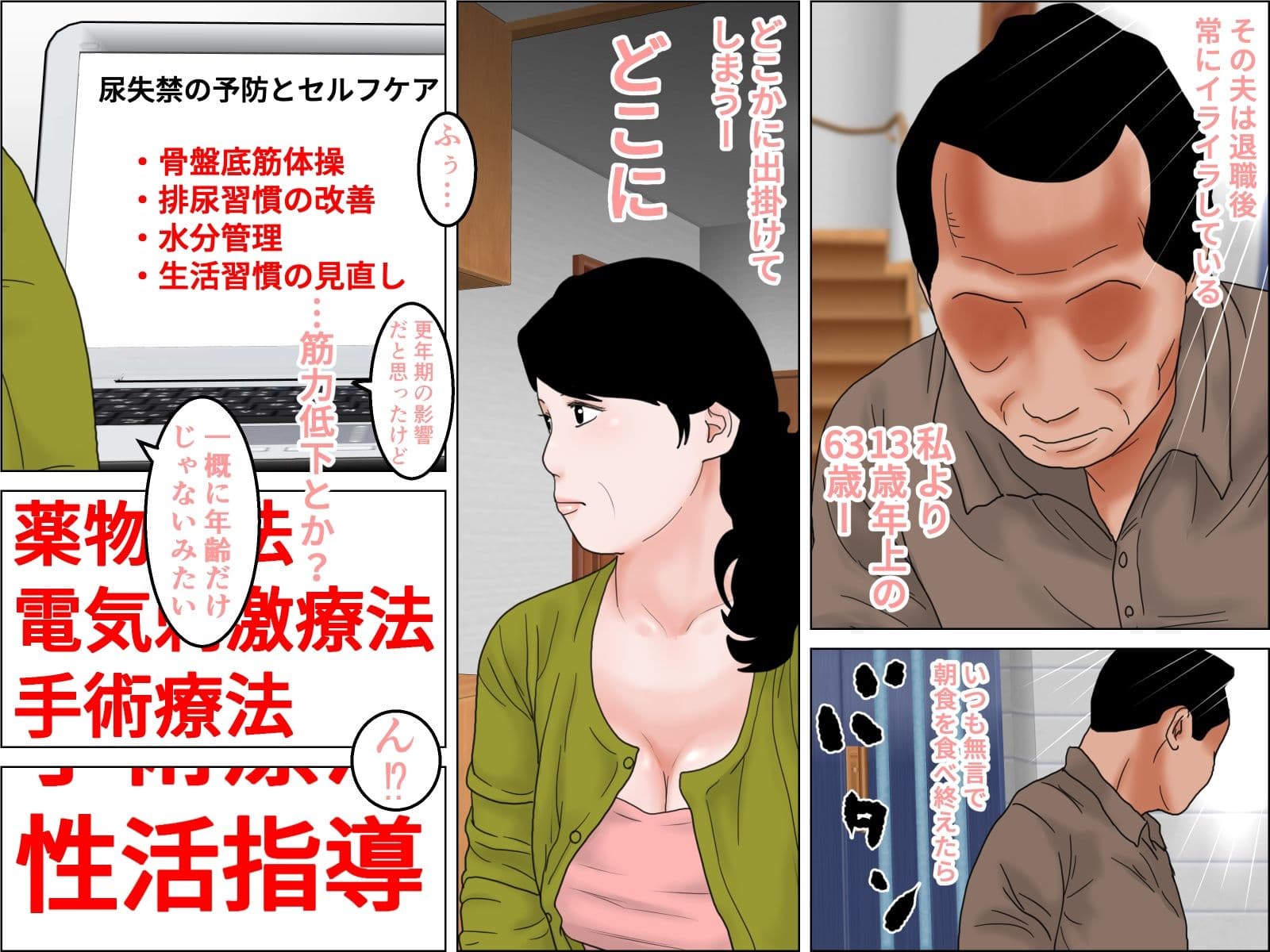 更年期尿もれ問題 サンプル1