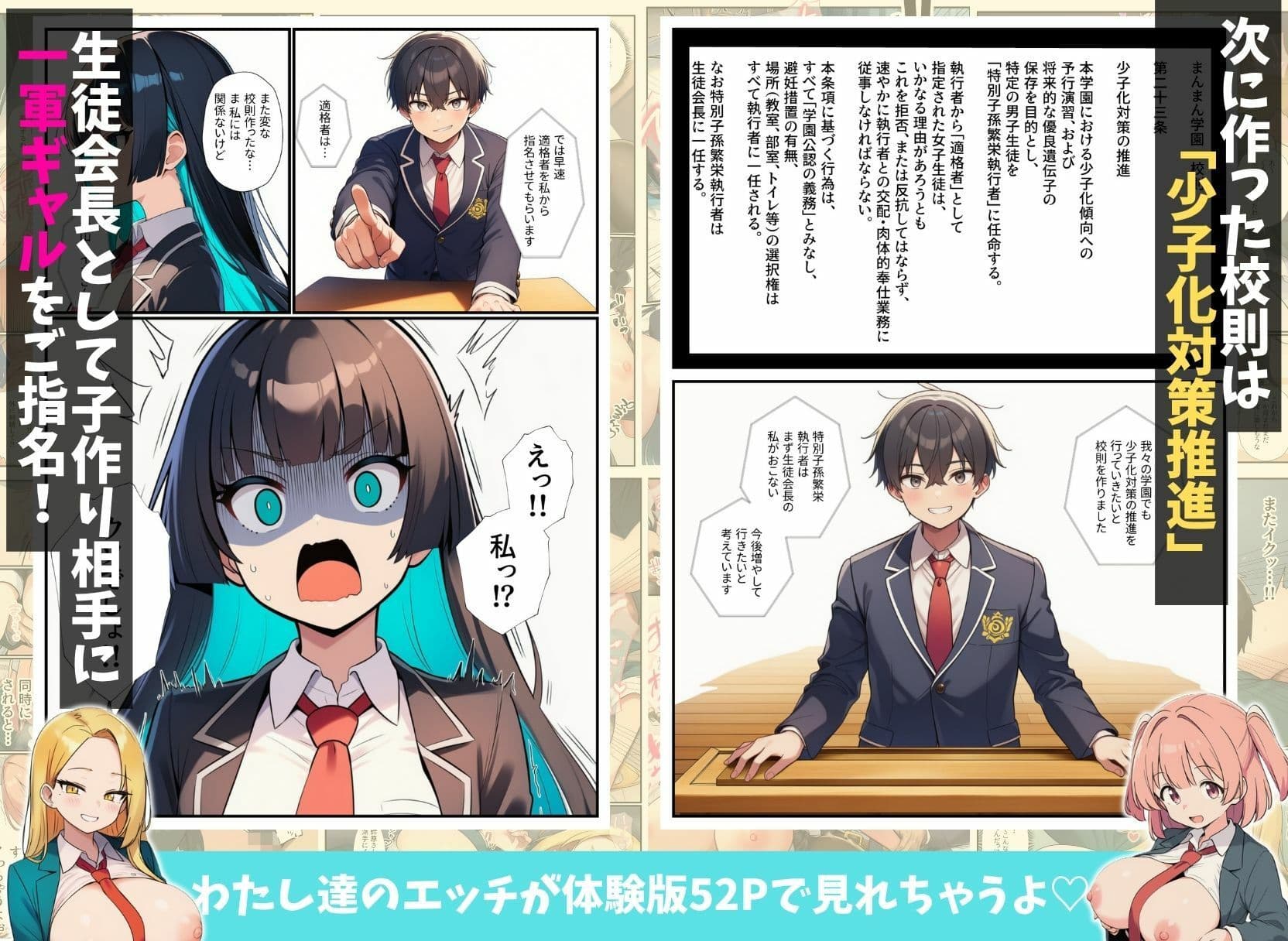 〜名ばかり生徒会長の逆襲〜陰キャの俺をいじめてきた一軍ギャル達を絶対服従させ学園ハーレムを築くまで サンプル5