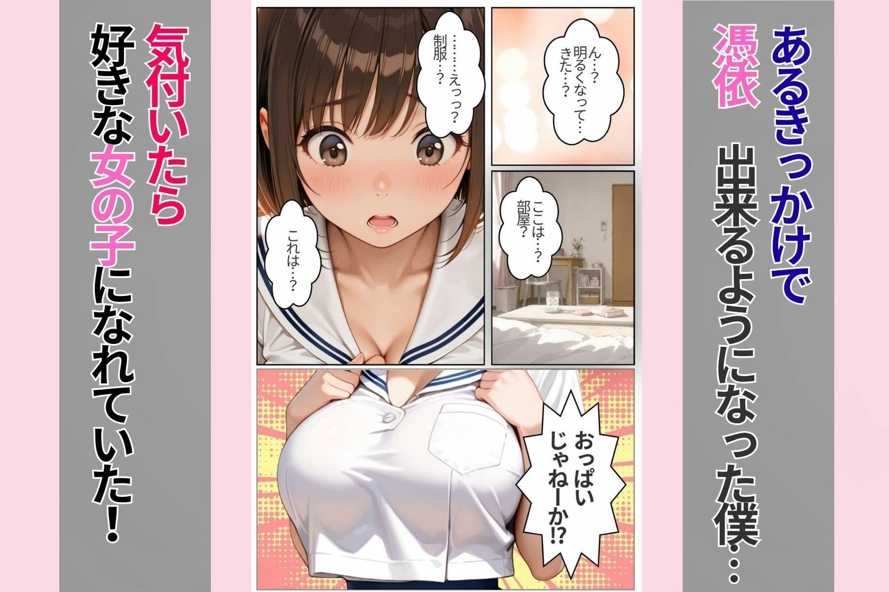 好きなクラスメイトに憑依したのでオナニーしてセックスもする！ サンプル2
