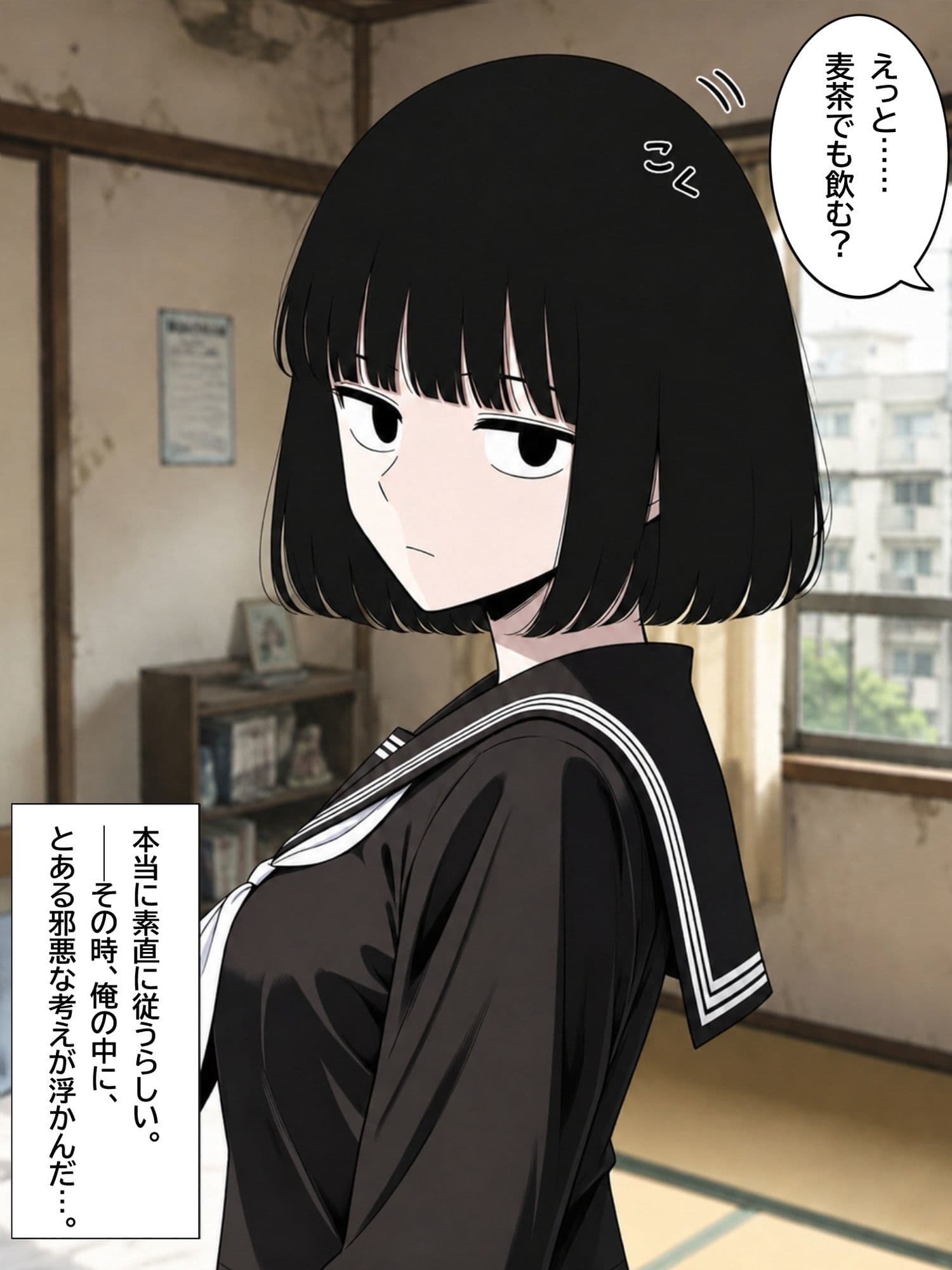 俺の家に宗教勧誘に来た同級生の無口な女子に無責任中出しして孕ませる。 サンプル4