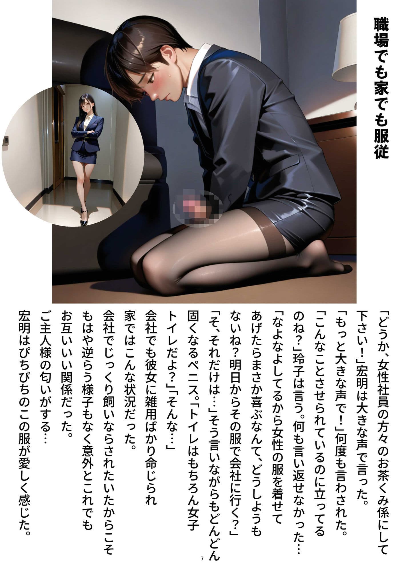 ご主人様の日常 僕は彼女の下僕です  〜S女性に支配される女装M男の主従生活〜  VOL.3 サンプル2