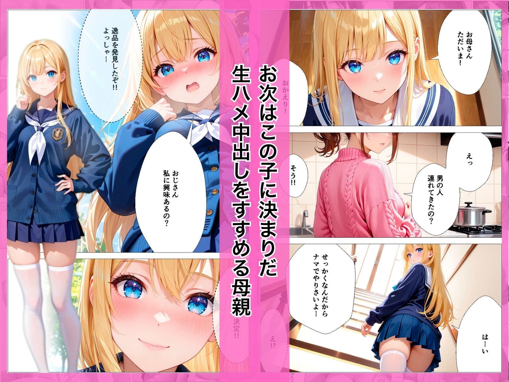 全女性と無許可で中出し生ハメセックスできる世界の話 サンプル6