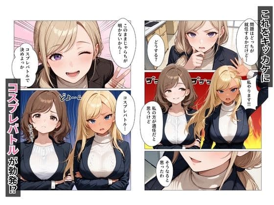 ギャル上司のコスプレ姿で欲望のまま中出しSEXした話 サンプル3