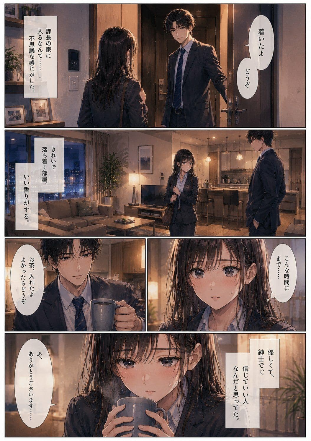 終電を逃した夜、彼女は上司の家に泊まった ―帰れない理由― サンプル3