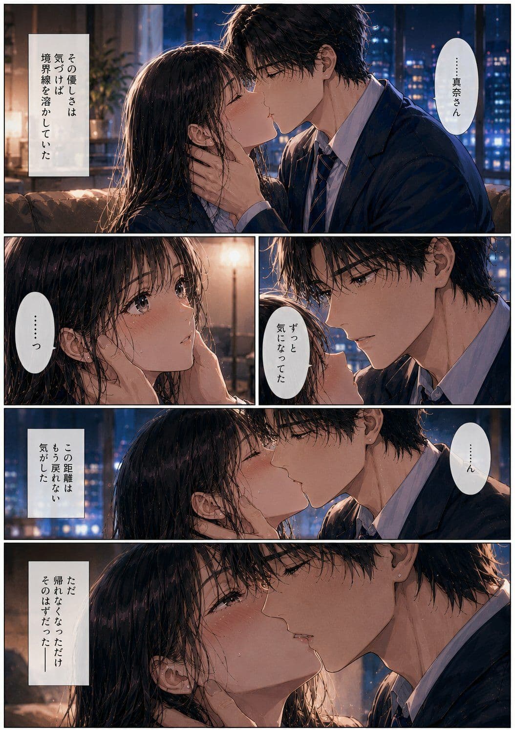 終電を逃した夜、彼女は上司の家に泊まった ―帰れない理由― サンプル4