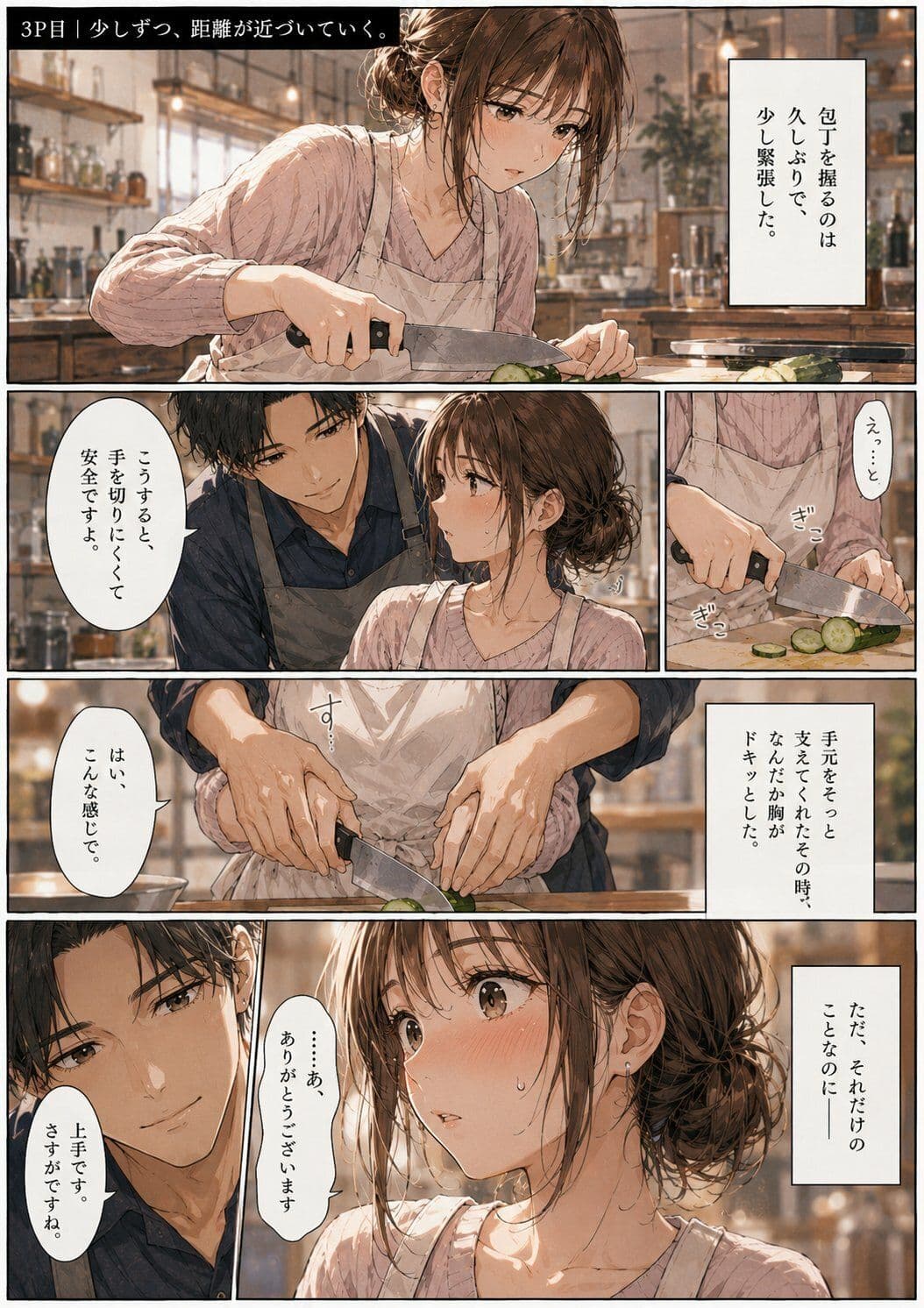 人妻料理教室 ―エプロンの下はもう隠せない― サンプル3