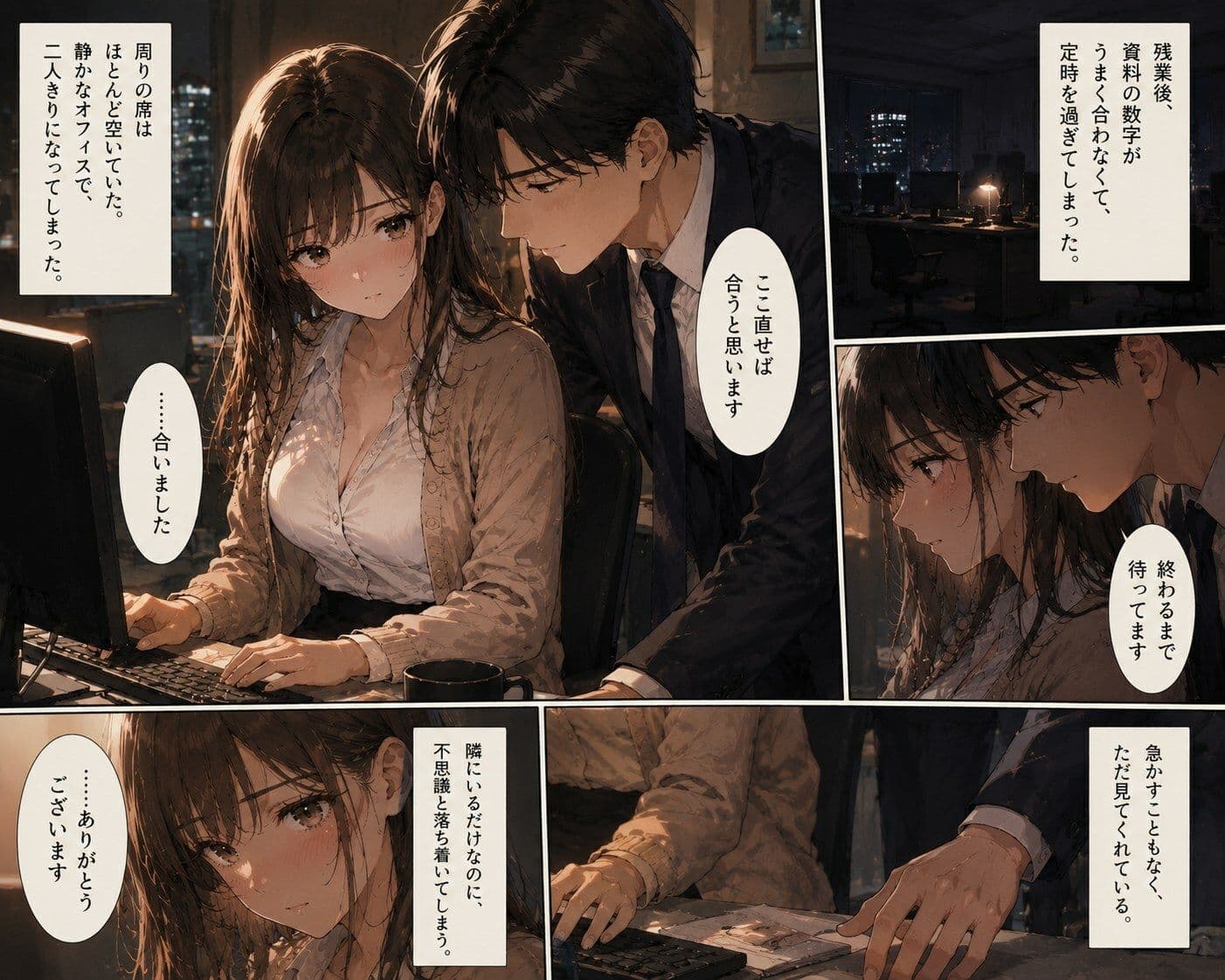 新入社員の彼女は、 歓迎会のあと帰らなかった ―教育係の上司― サンプル2