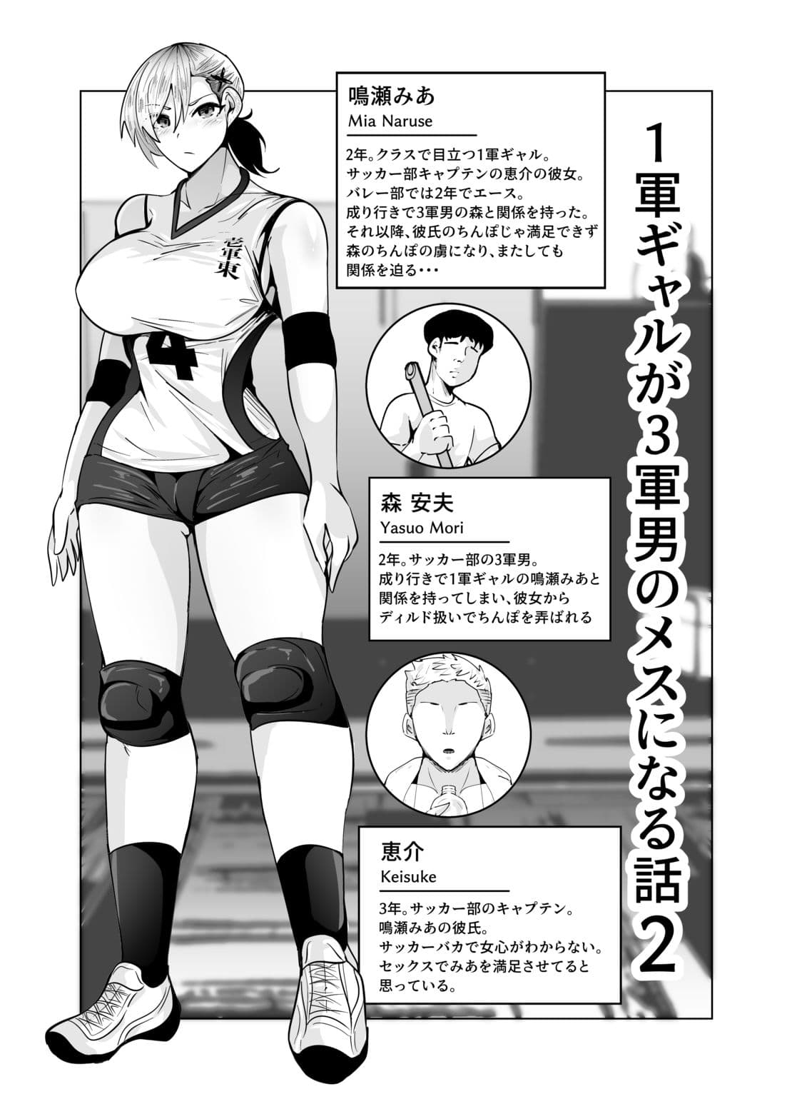 1軍ギャルが3軍男のメスになる話2 サンプル2