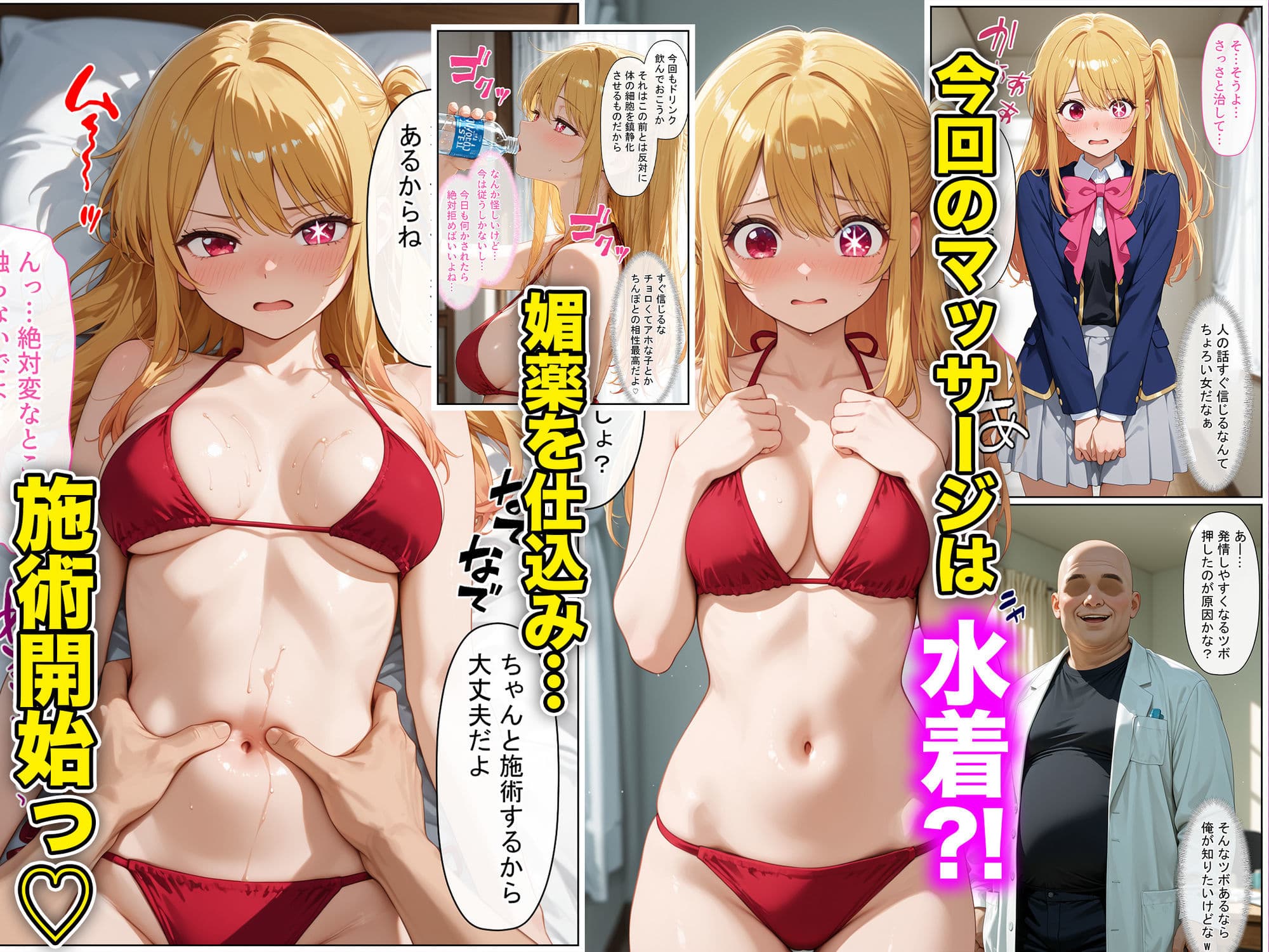 現役JKアイドルが媚薬マッサージに沼って自らおかわりを求めメスになった話 〜後編〜 サンプル2
