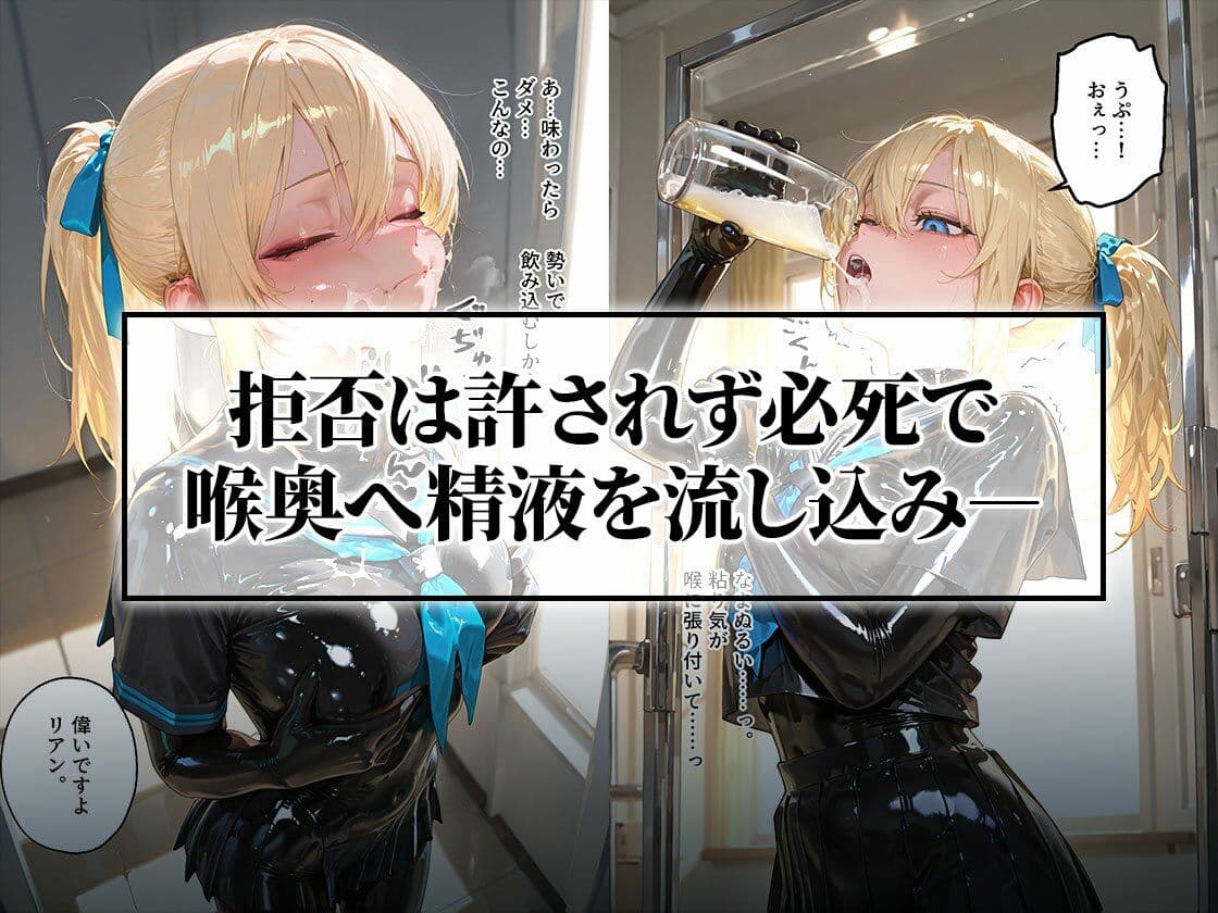 【わからせ週間4】精液給餌＆嘔吐奉仕編｜護謨学院 サンプル2