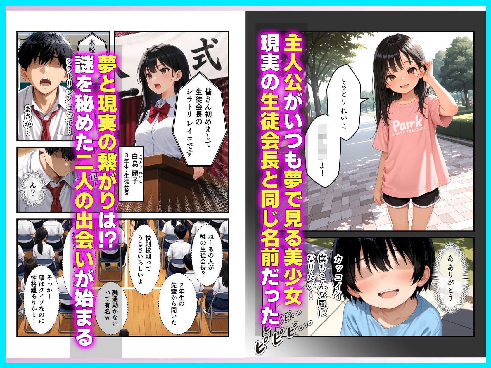 強気で嫌われ生徒会長は俺にだけあまあま_何度もイチャラブ生ハメセックス サンプル1