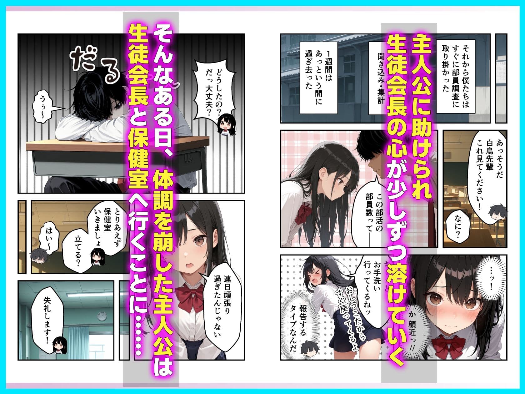 強気で嫌われ生徒会長は俺にだけあまあま_何度もイチャラブ生ハメセックス サンプル3