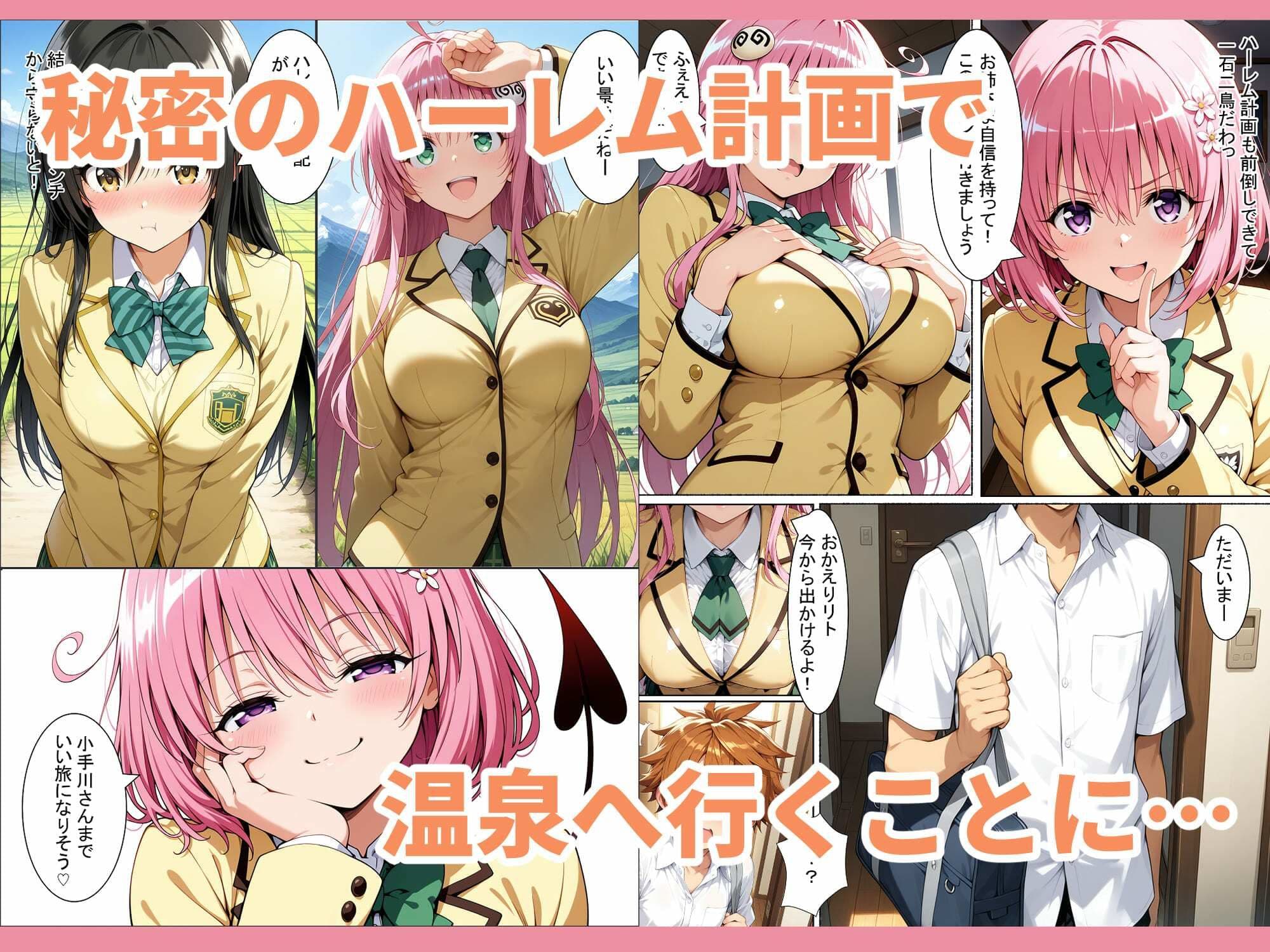 To L●VEる 温泉ハーレムで子作りSEX計画 サンプル2