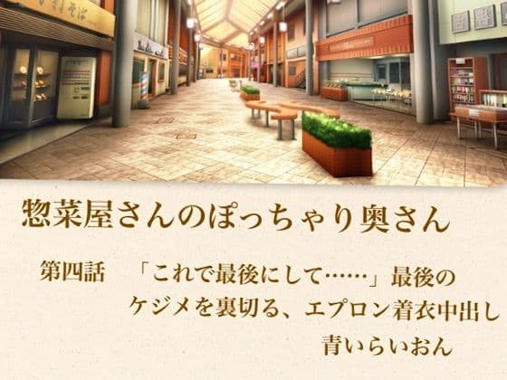 【官能小説】惣菜屋さんのぽっちゃり奥さん  第四話  「これで最後にして……」最後のケジメを裏切る、エプロン着衣中出し