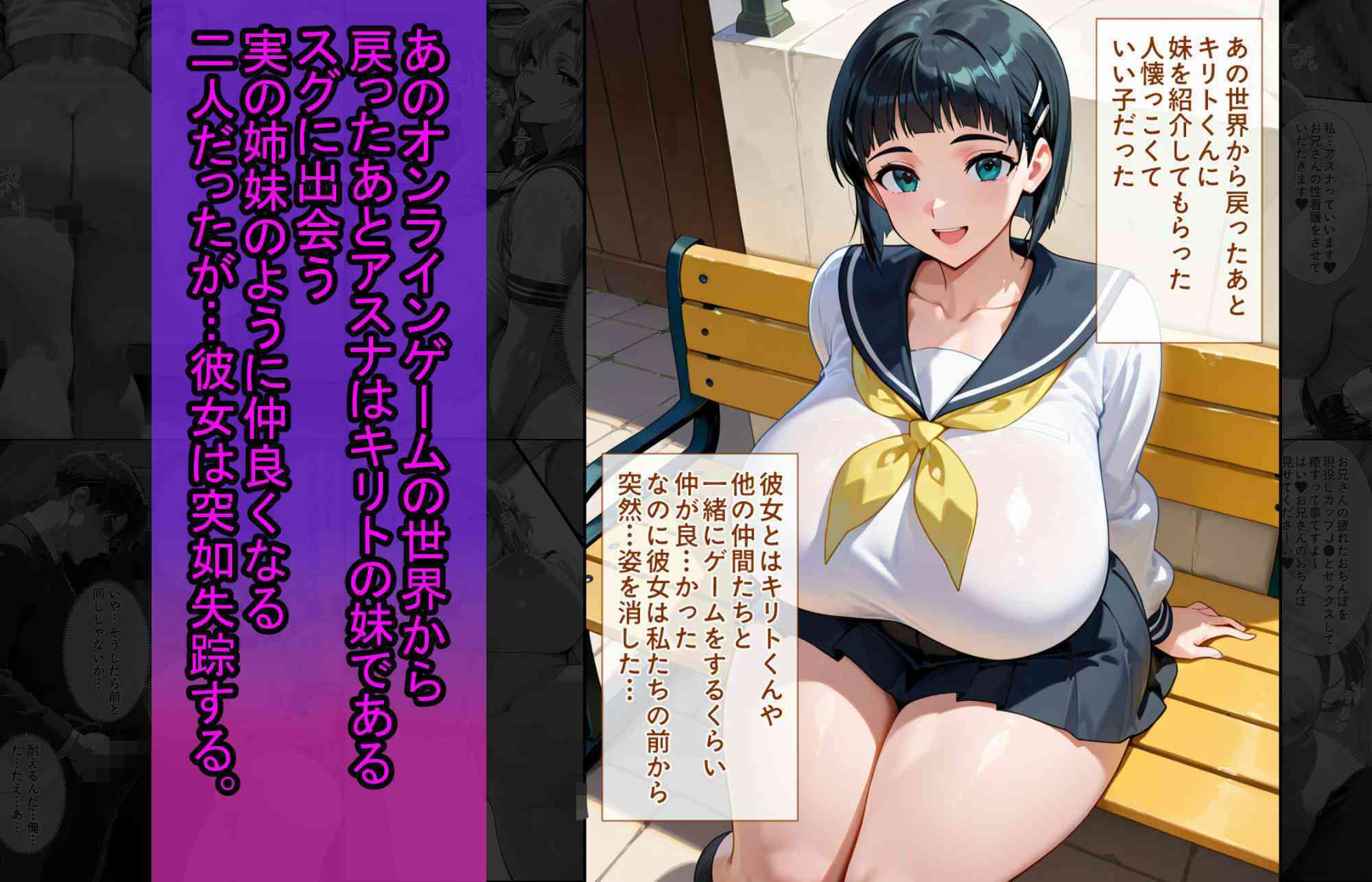 爆乳J●  アスナちゃんが巨根おじさんに寝取られる  話15 サンプル3