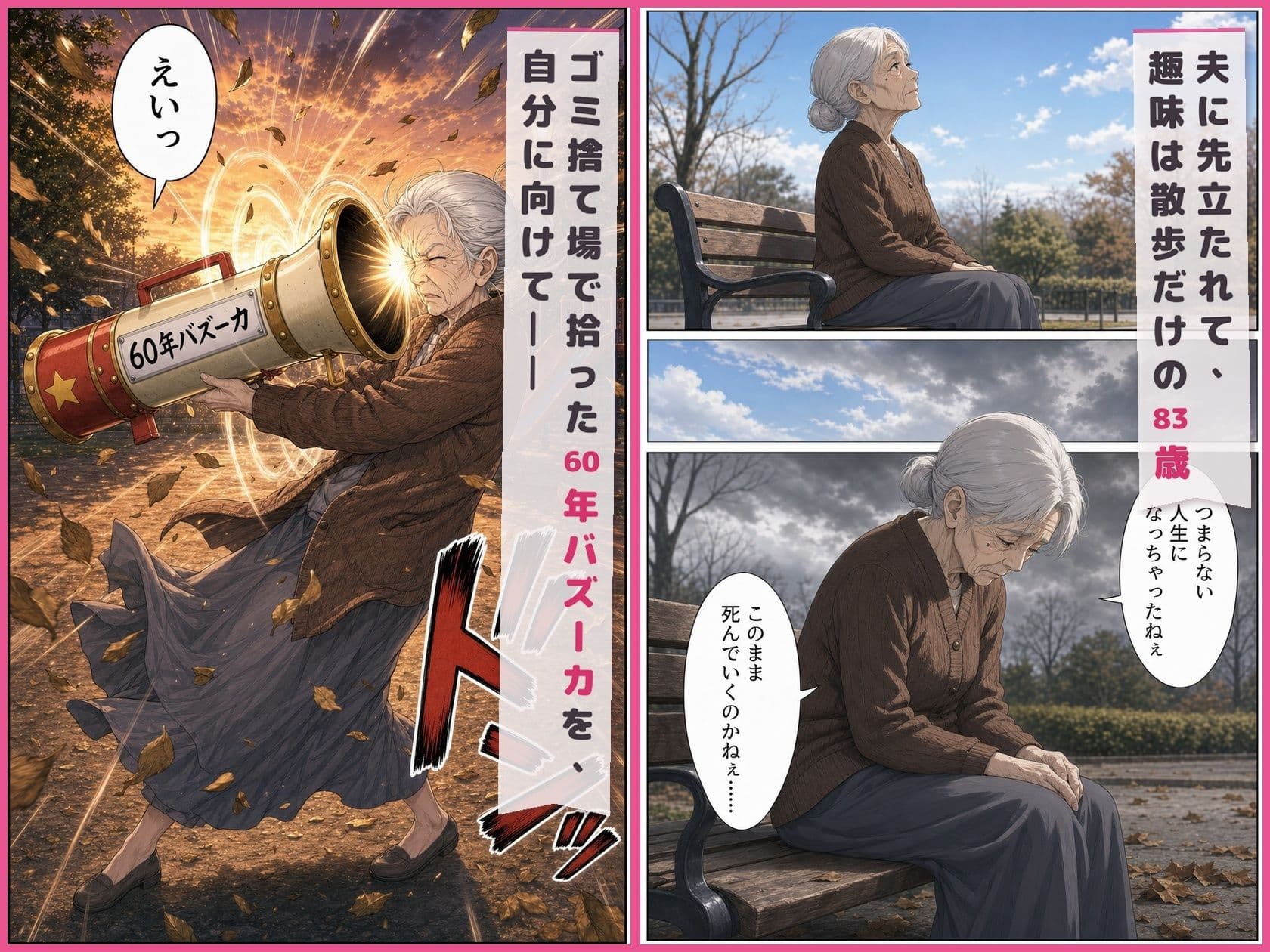 『60年バズーカ！〜83歳の元伝説キャバ嬢、若返って無双する〜』 サンプル1