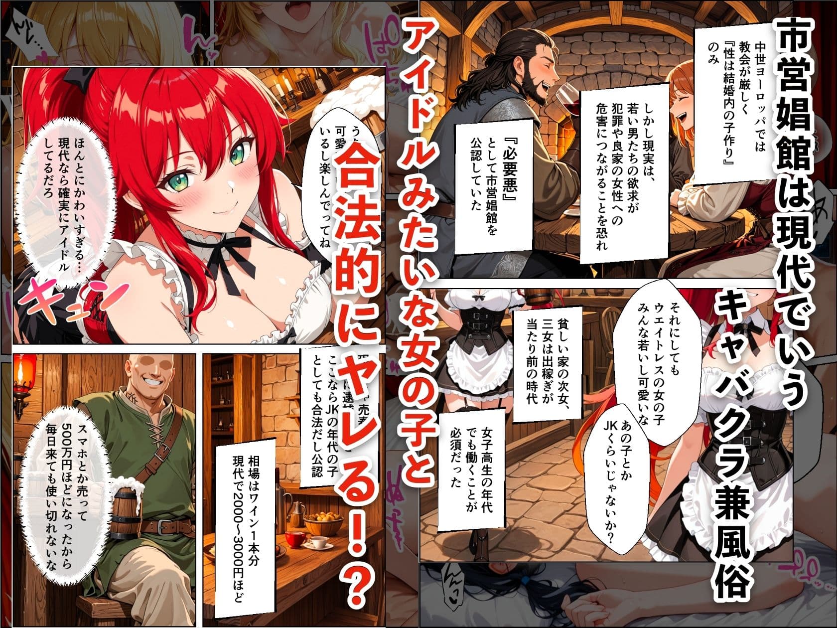 ニートが中世ヨーロッパに転生したらハーレムになった話 サンプル3