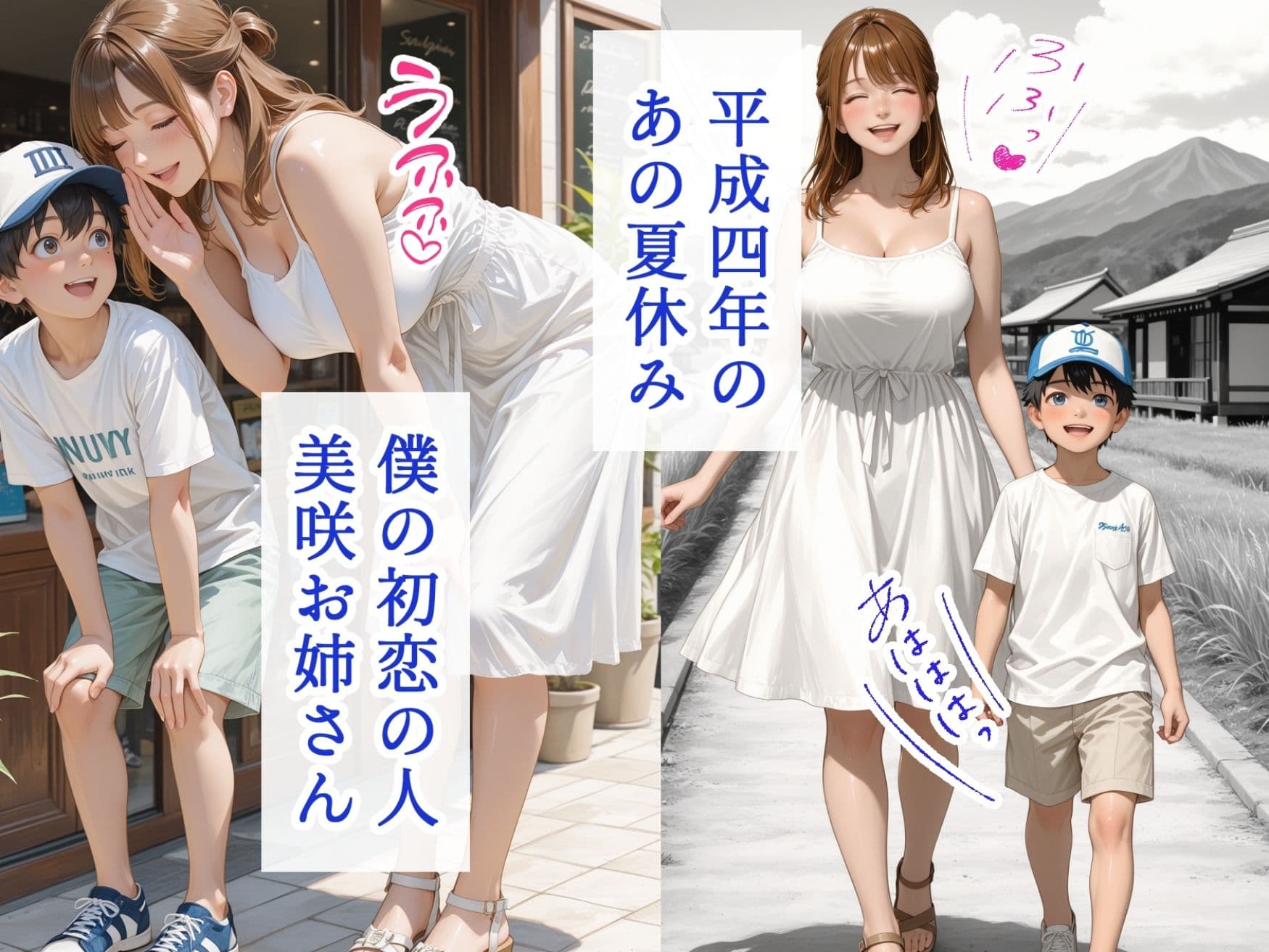 僕の初恋が崩壊した衝撃の夏休み  お姉さんの絶頂セックスを覗いてしまった僕 サンプル2