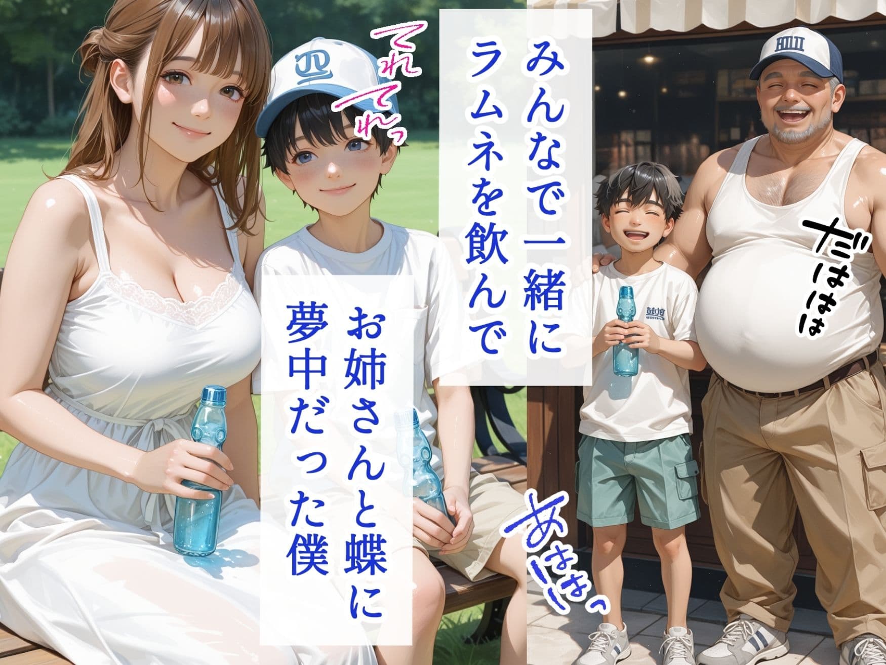 僕の初恋が崩壊した衝撃の夏休み  お姉さんの絶頂セックスを覗いてしまった僕 サンプル3