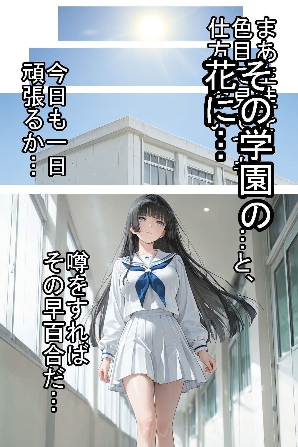 【制服】高嶺の花の学園優等生と互いのカラダに溺れるようになる話【貪欲えっち】 サンプル3