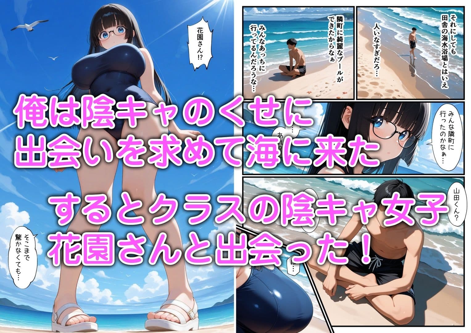 クラスの地味顔巨乳とセフレになった サンプル1