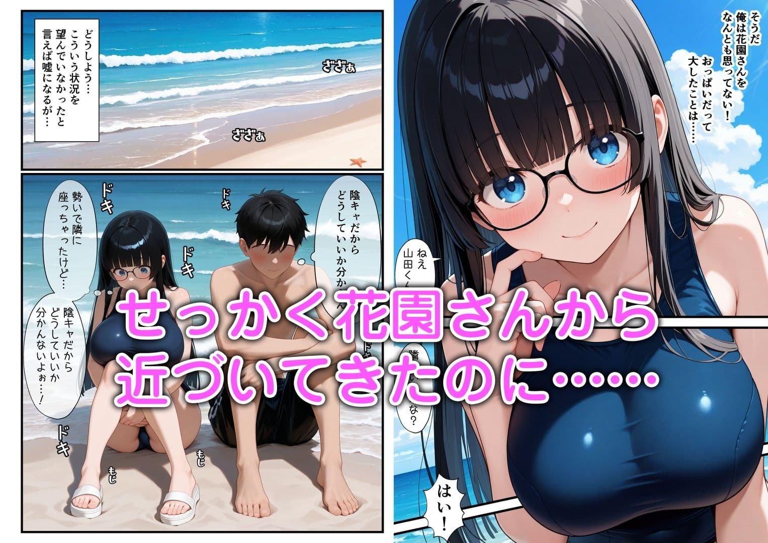 クラスの地味顔巨乳とセフレになった サンプル2