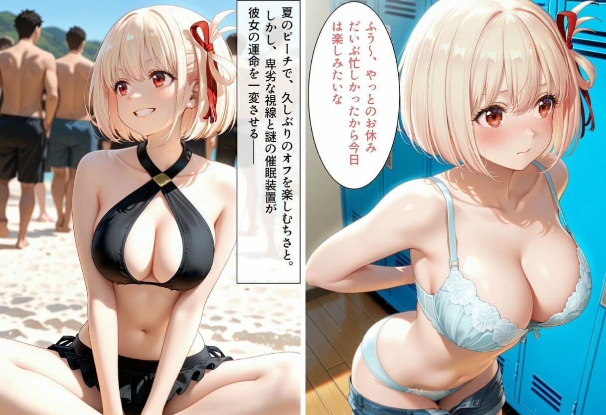 洗脳の海 アプリで雌堕ち 夏の罠 Part 1 サンプル1
