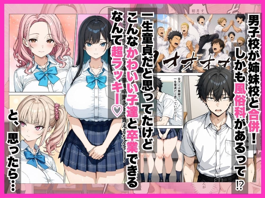 学校合併で風俗科ギャルに連続逆指名されてハーレム無双した話 サンプル2