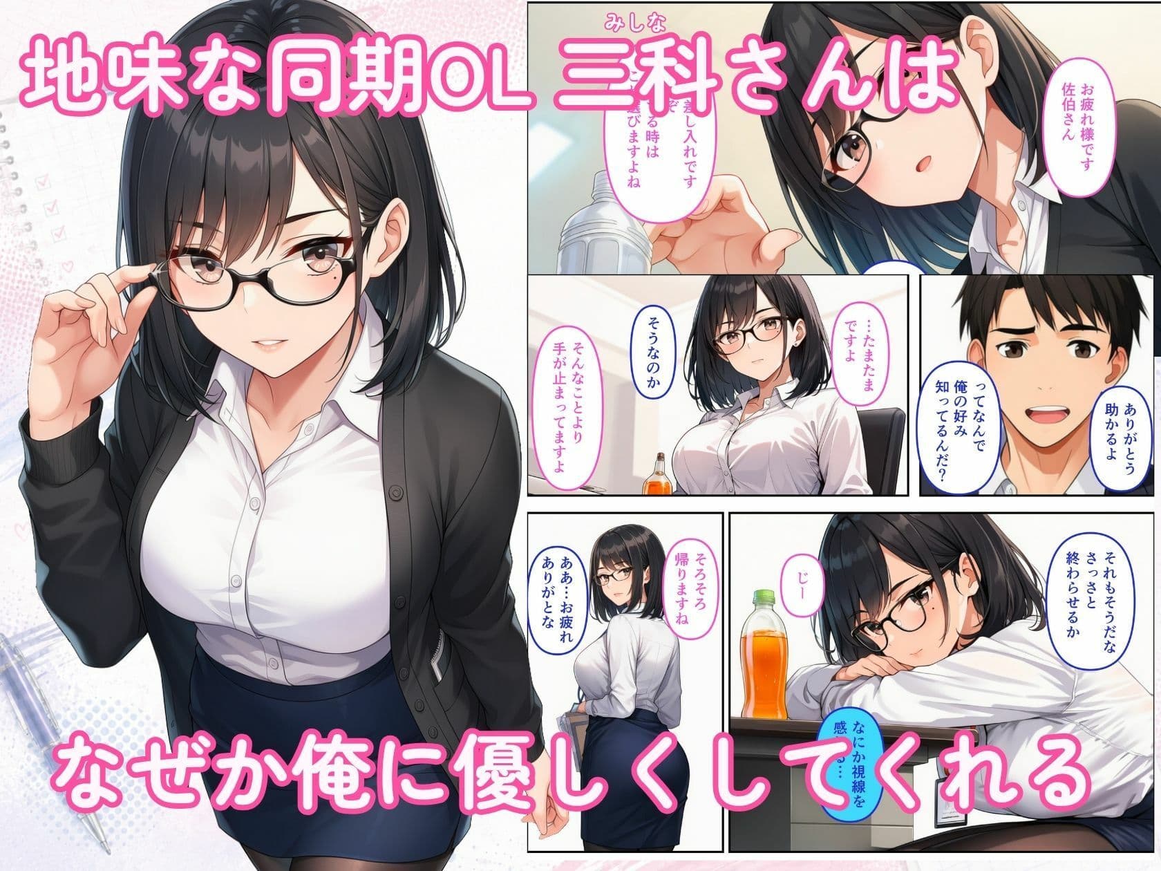 地味な同期OLが俺の観察記録をつけてる距離感バグ痴女だった サンプル1