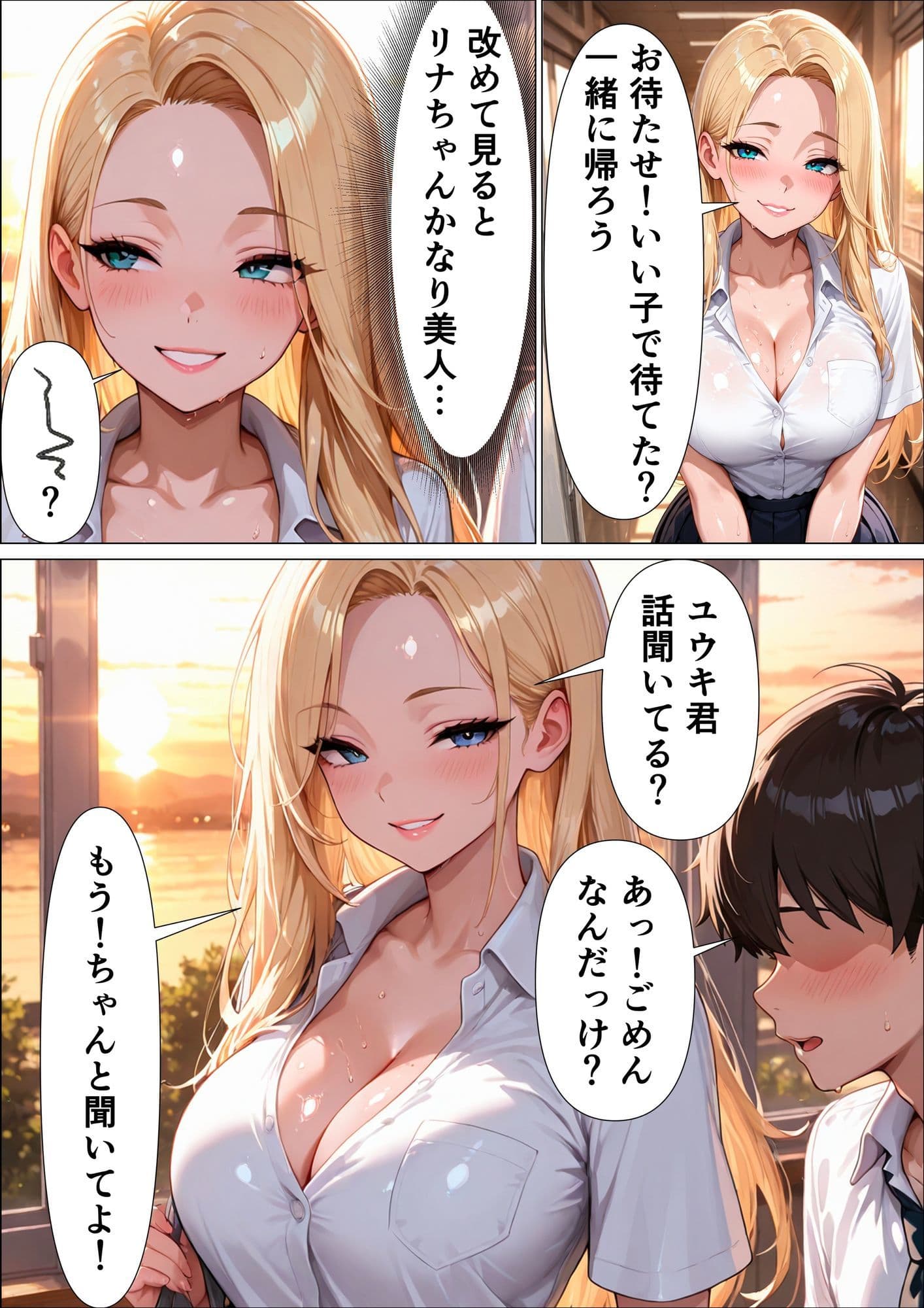 告白してきた優等生がデカチンで逆レ●プしたら気持ち良すぎて童貞チンポに中出しされた話 サンプル3