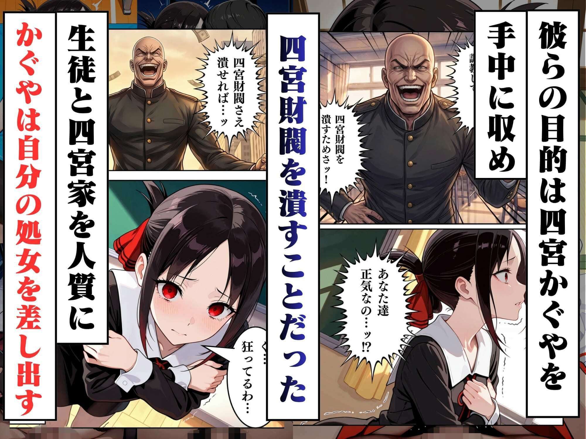かぐや様を調教。強●絶頂と快楽地獄で壊される サンプル3