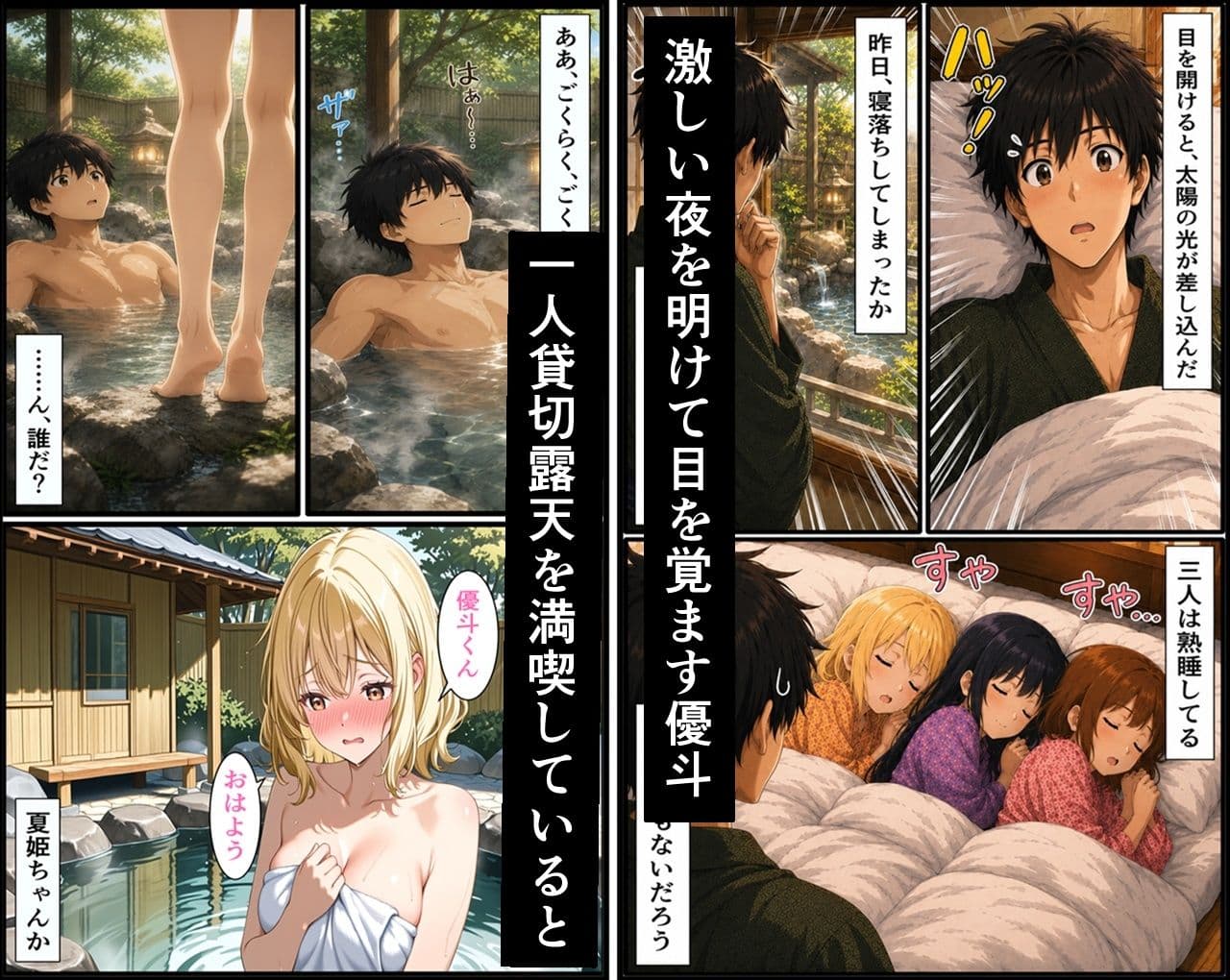 無防備すぎる同級生に、理性が追いつかなかった話 第15話「忘れられない温泉旅行」 サンプル1